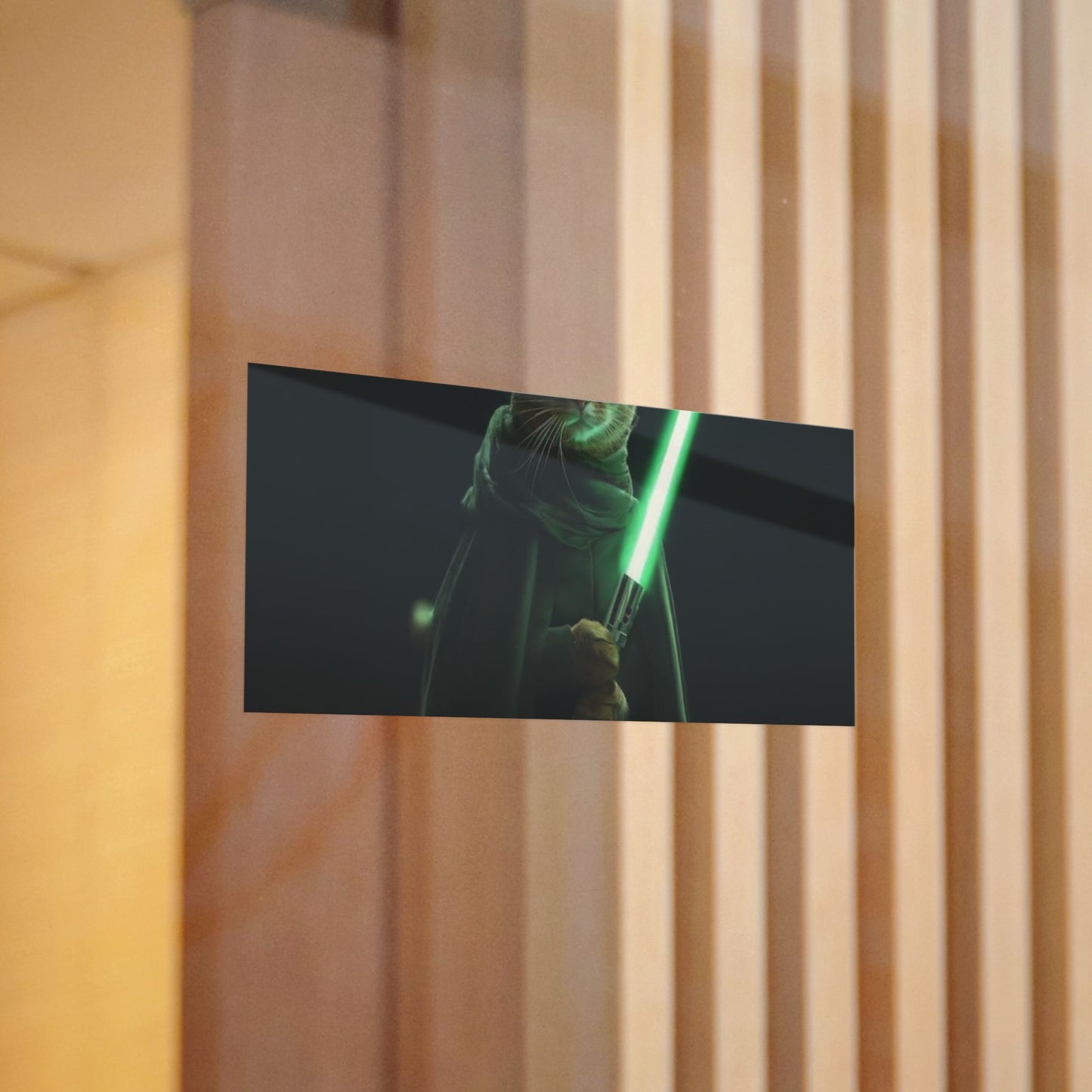 STAR WARS CAT IN A LITTER BOX FAR FAR AWAY Die-Cut Stickers