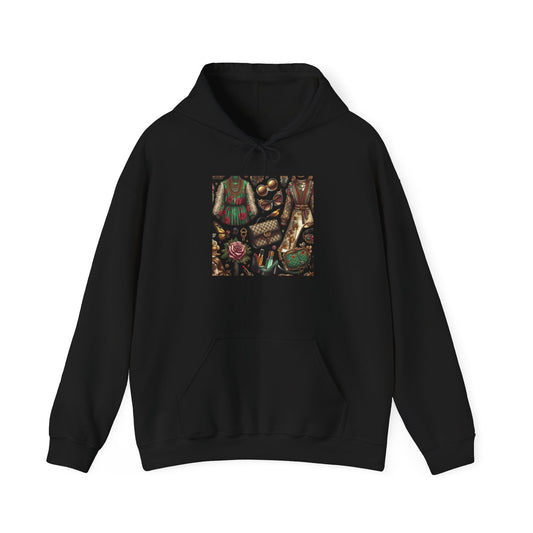 Vintage-Gucci Inspired Art Hoodie – Unisex Heavy Blend™ Hooded Sweatshirt
