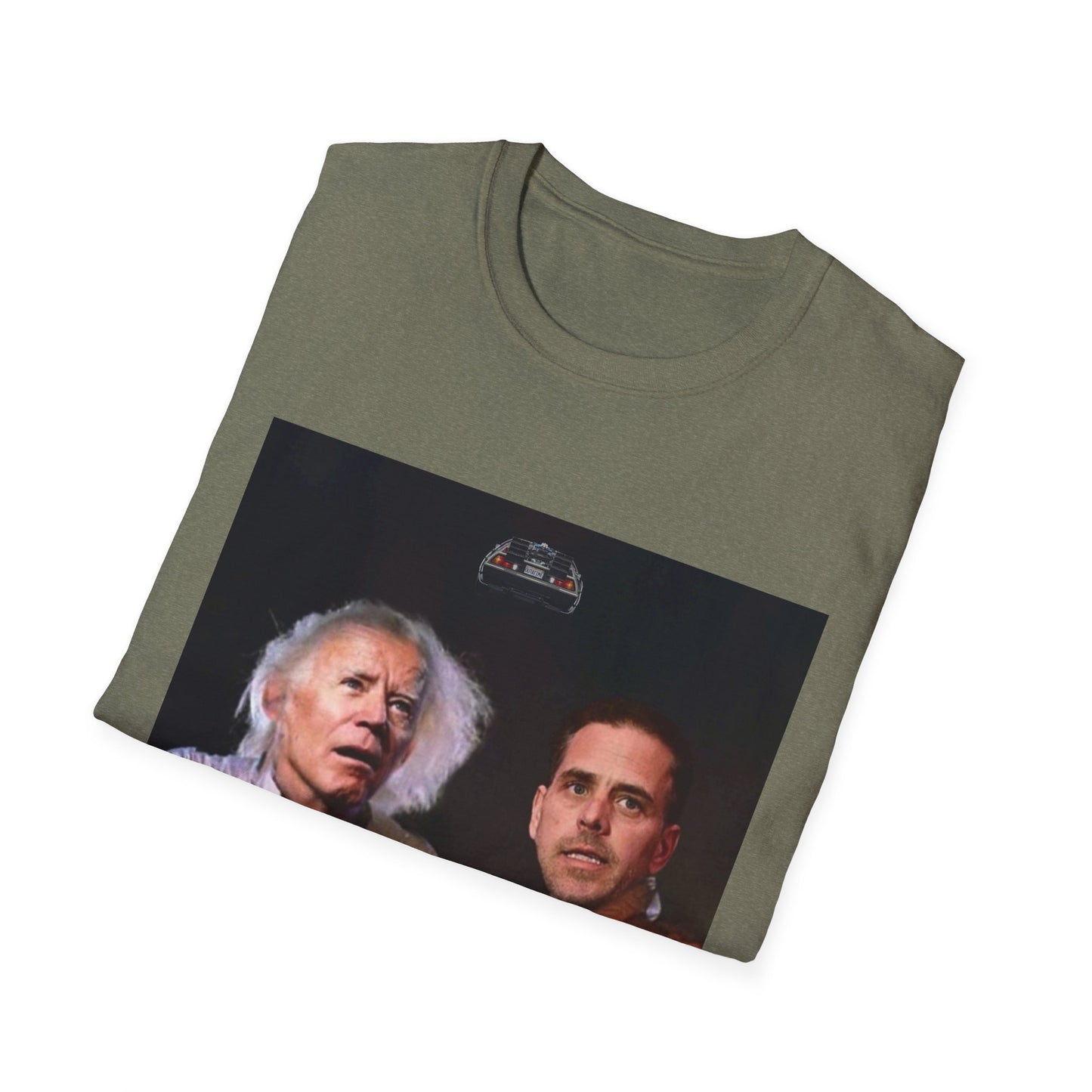Hunter Biden Convicted Felon Pardon Back to the basement Unisex Softstyle T-Shirt