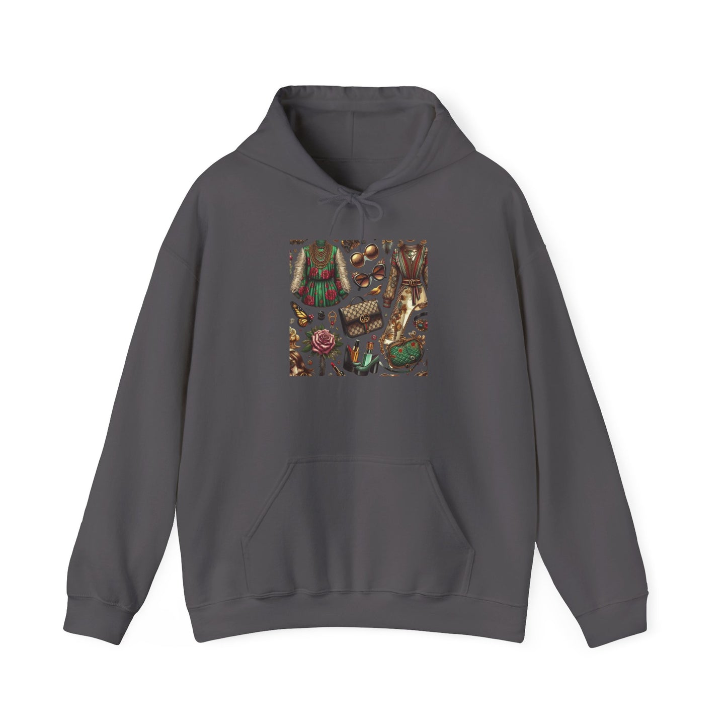 Vintage-Gucci Inspired Art Hoodie – Unisex Heavy Blend™ Hooded Sweatshirt