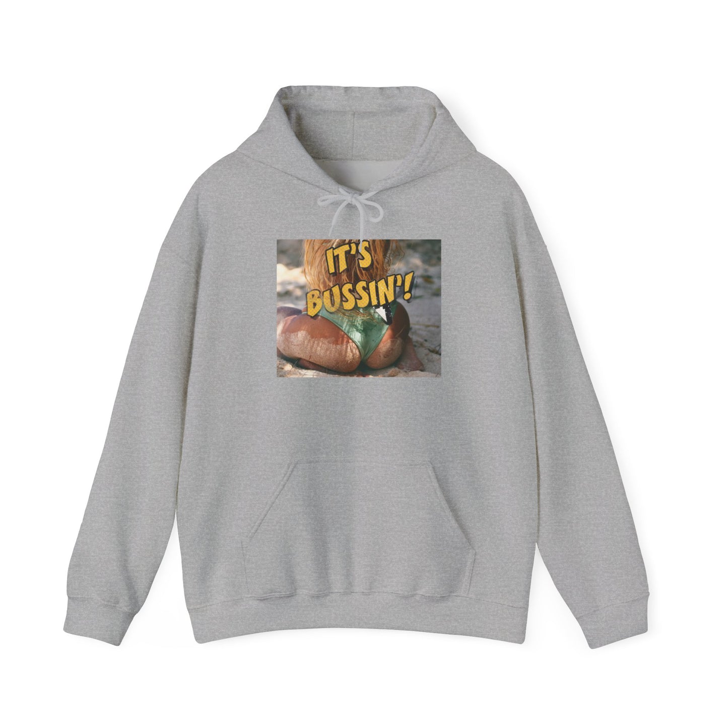 IT'S BUSSIN BEACH BOOTY Unisex Heavy Blend™ Hooded Sweatshirt