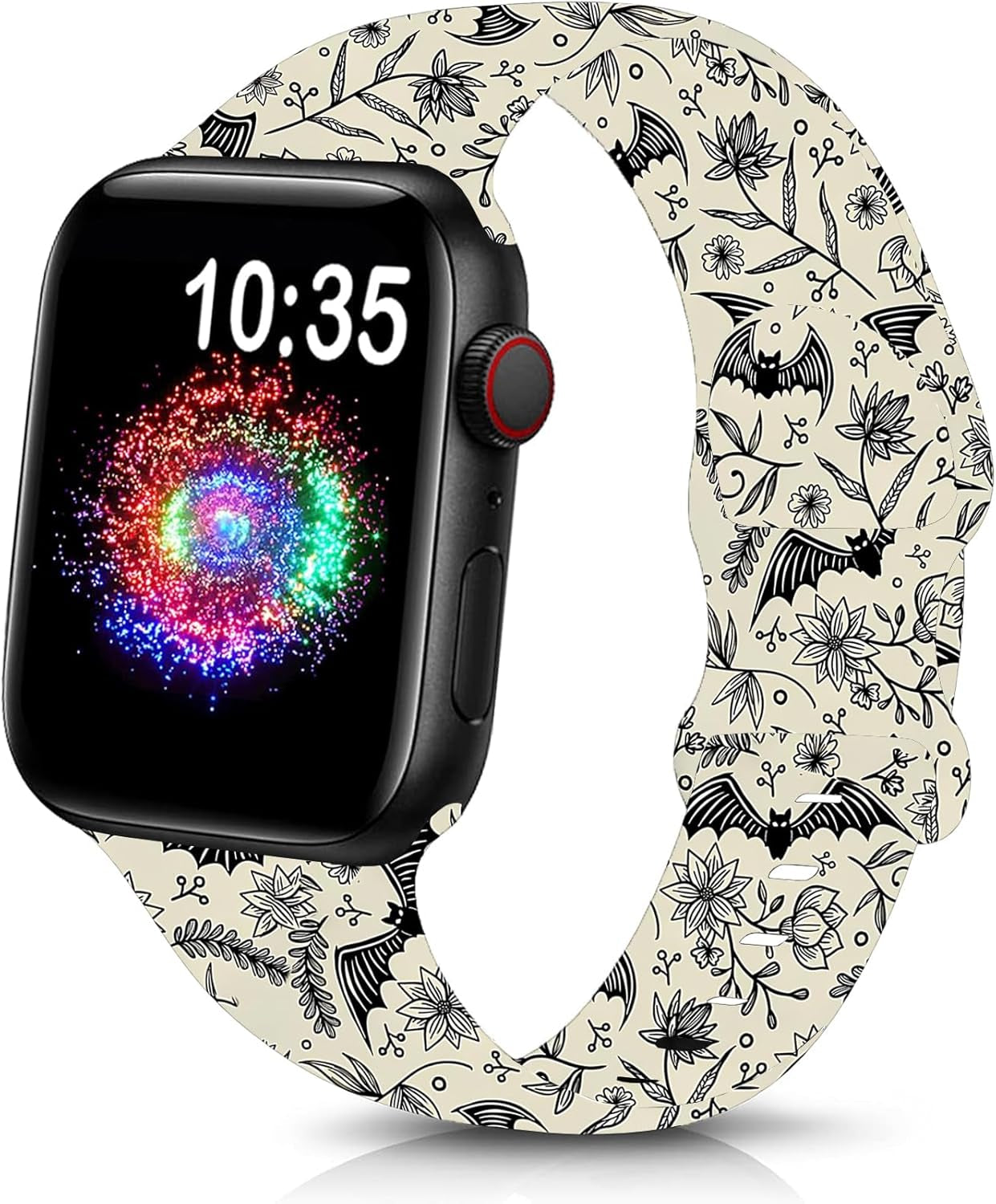 Cute Sport Wristband Compatible with Apple Watch Band 40Mm 44Mm 46Mm 41Mm 45Mm 38Mm 42Mm 49Mm,Soft Silicone Replacement Strap for Iwatch Series 10 9 Ultra SE 8 7 6 5 4 3 2 1 for Women Men