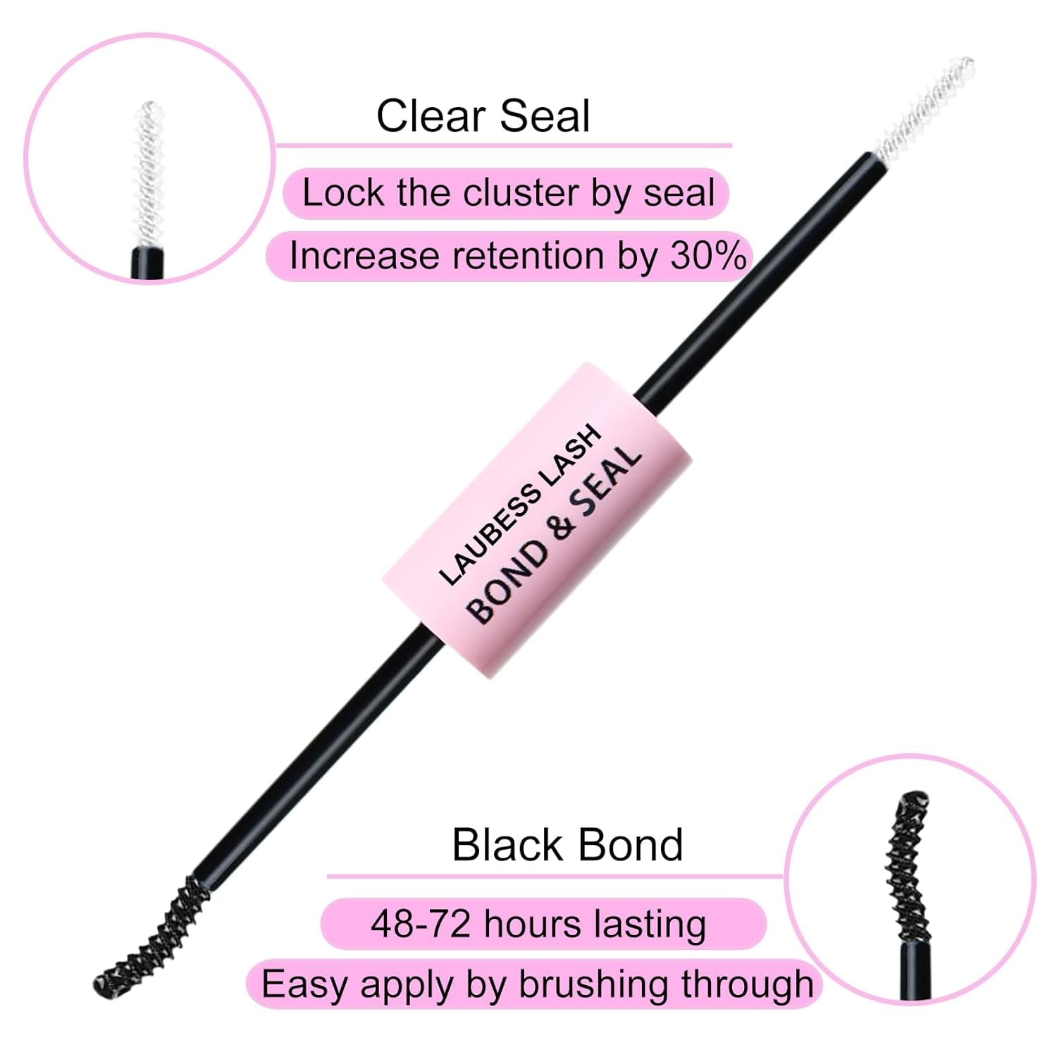 Lash Extension Kit 20D+40D Lash Clusters Kit Lash Bond and Seal Waterproof Individual Lashes Kit DIY Lash Extension Kit Lash Tweezers Eyelash Extension Kit (Set 20D+40D-0.07D-9-16Mix)