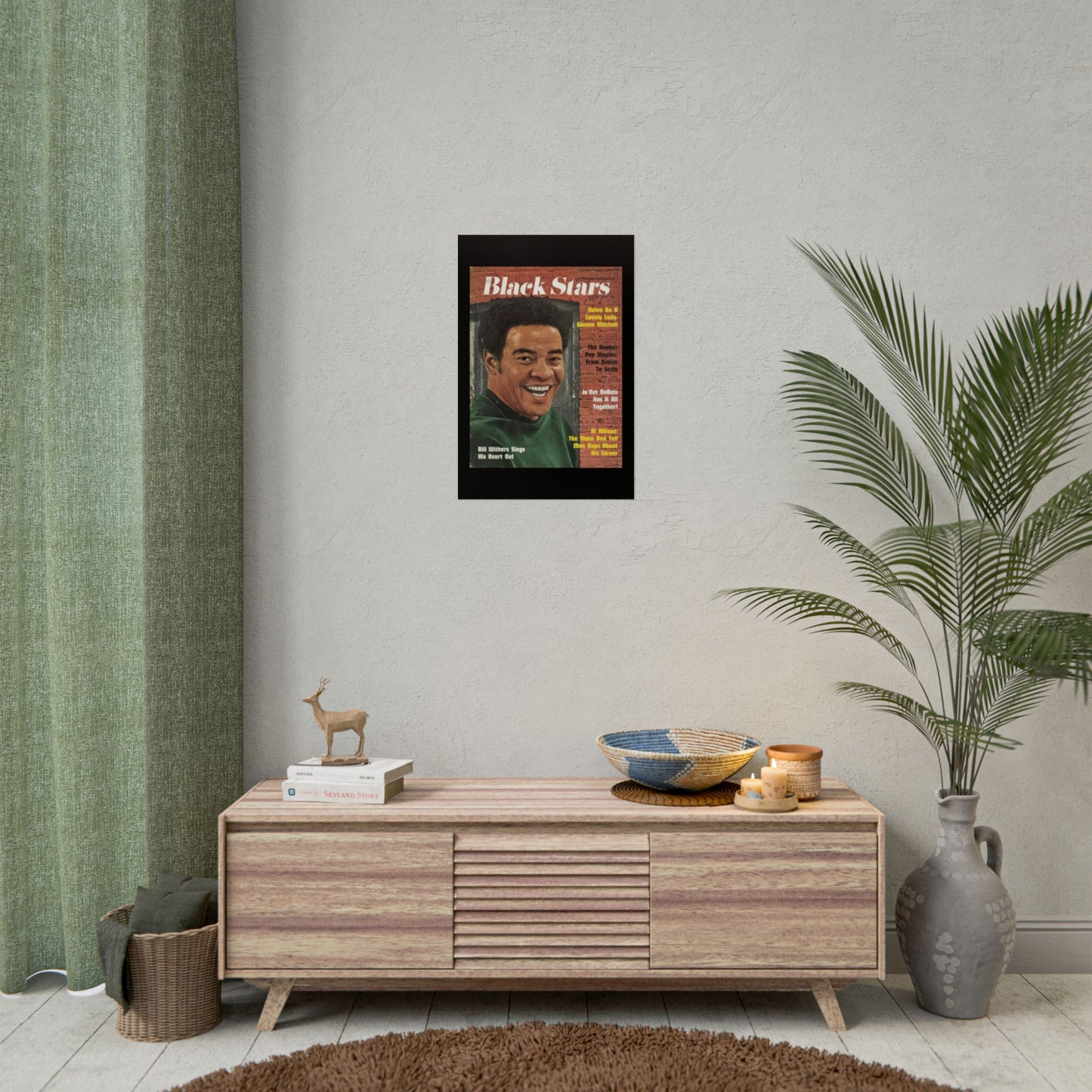 Vintage Music Rolled Posters - Bill Withers, August 1974 Design