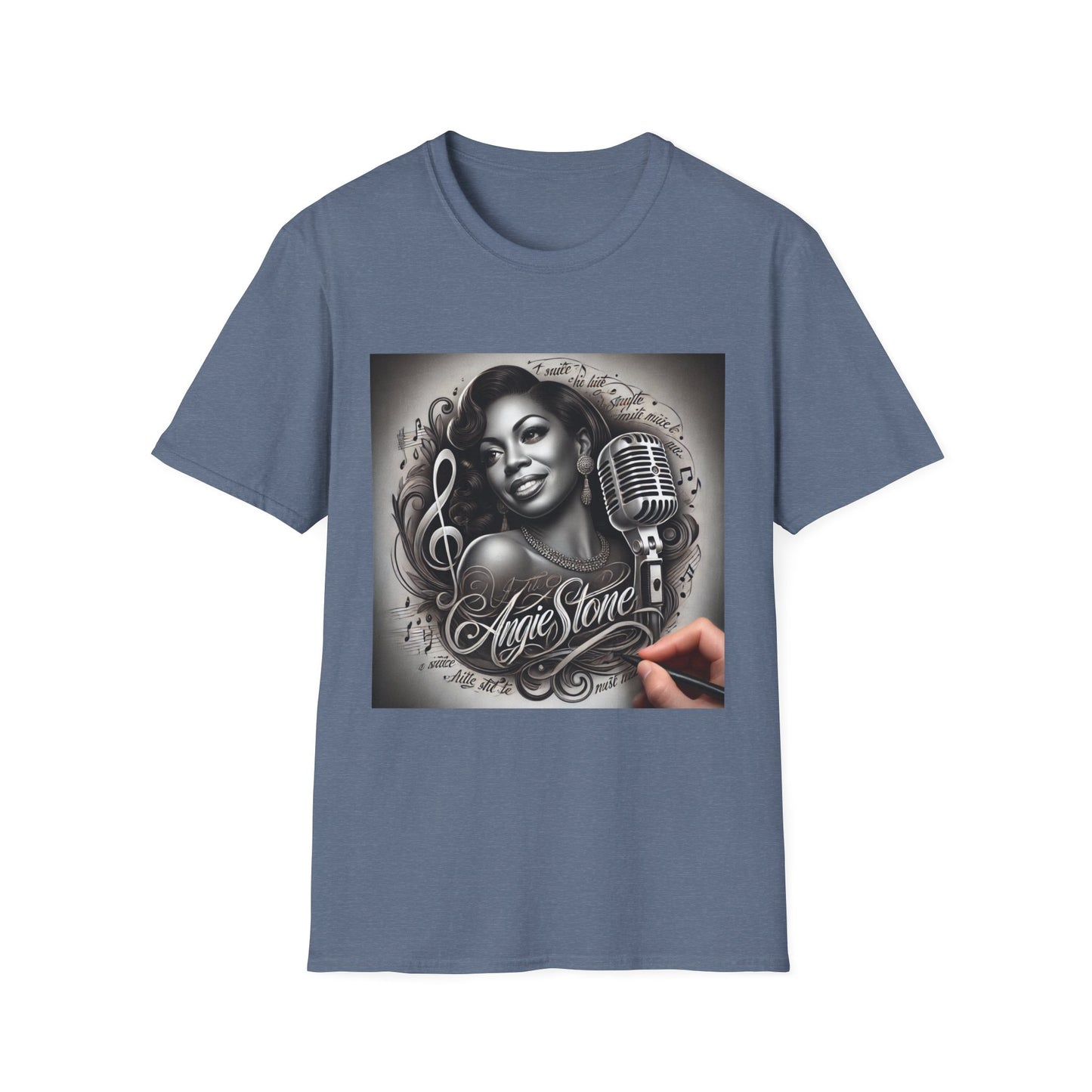 Angie Stone Music Tribute Unisex Softstyle T-Shirt