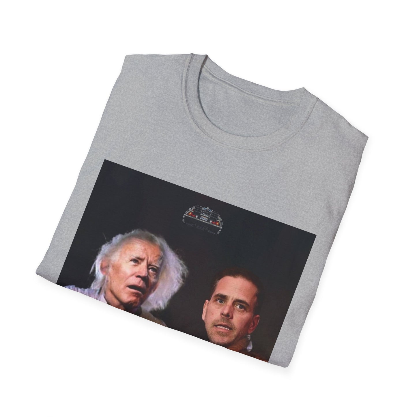Hunter Biden Convicted Felon Pardon Back to the basement Unisex Softstyle T-Shirt