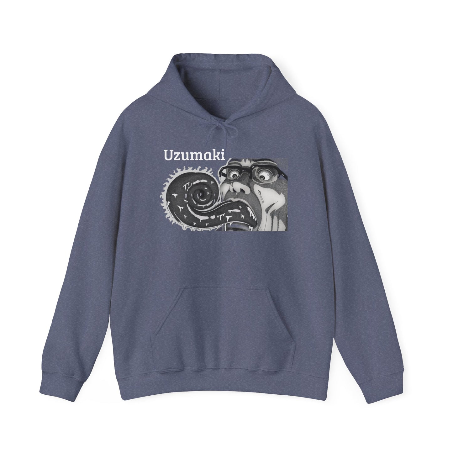 Anime Uzumaki Hoodie - Unisex Heavy Blend™ Hooded Sweatshirt, Naruto Inspired Jumper, Cosplay Sweater, Japanese Manga Pullover, Cool Anime