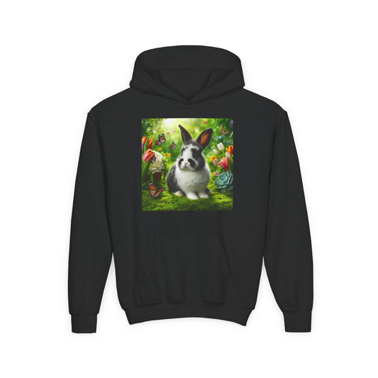 Dutch Rabbit Youth Heavy Blend Hooded Sweatshirt