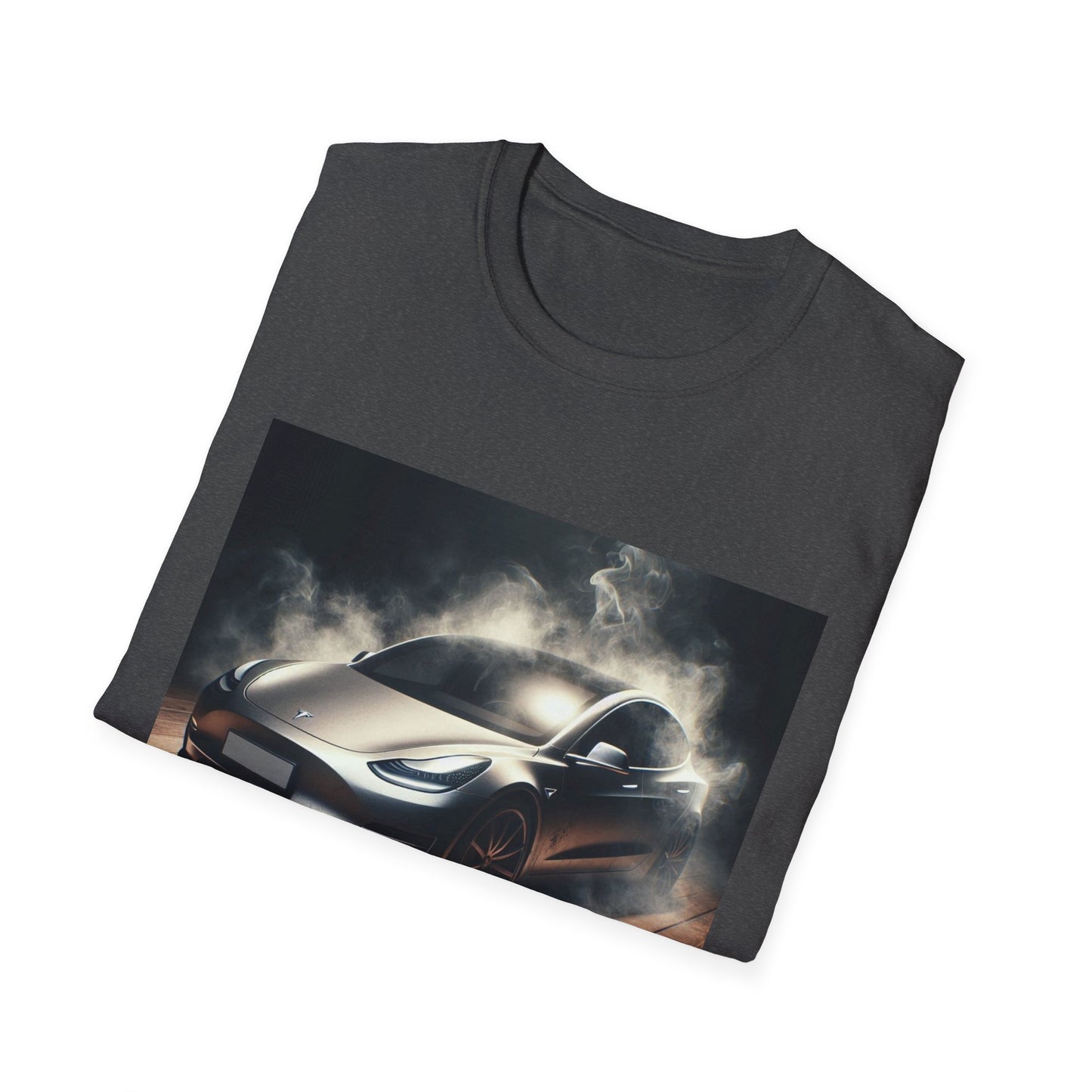 Smoked Out Tesla Model Unisex T-Shirt