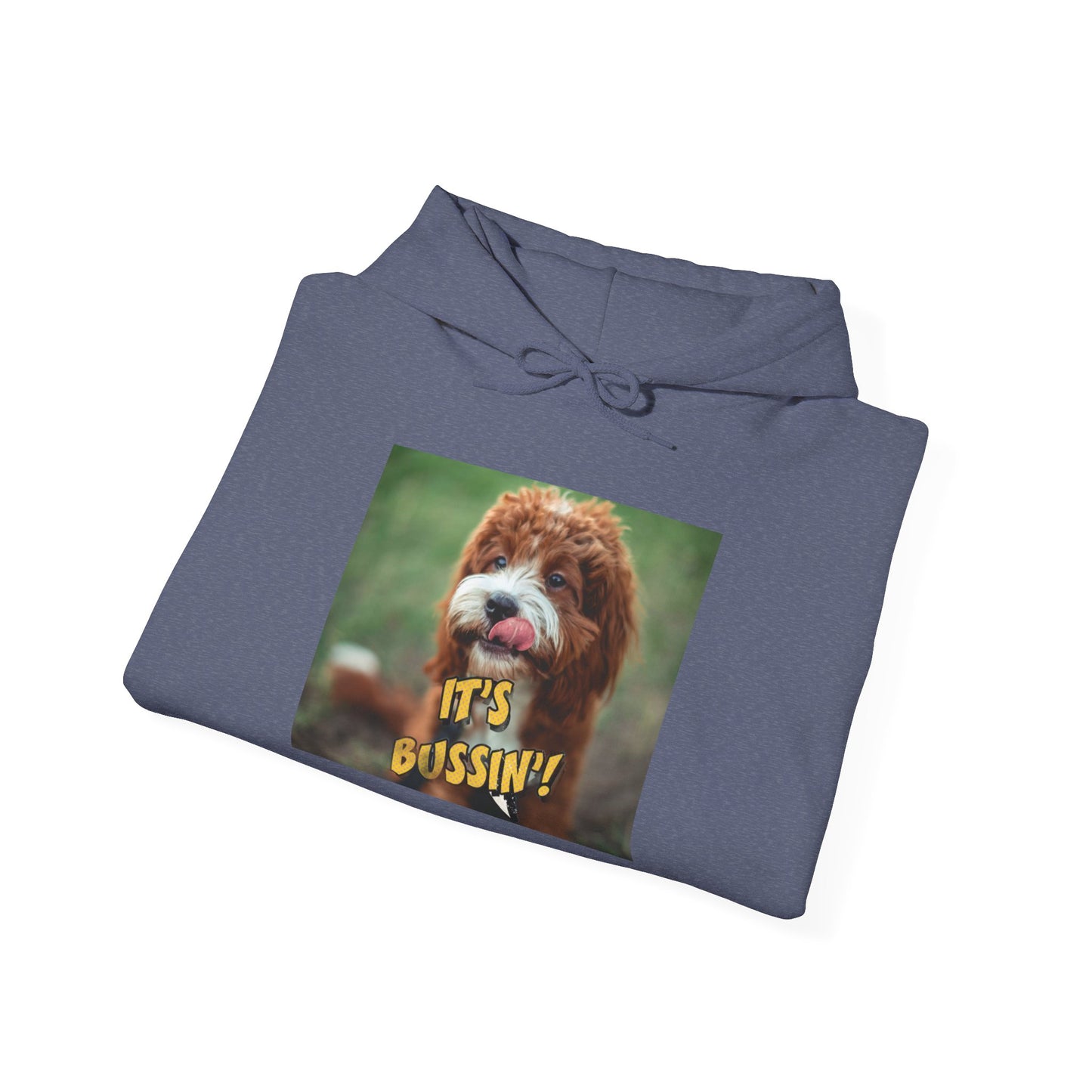 IT'S BUSSIN DOG Unisex Heavy Blend™ Hooded Sweatshirt