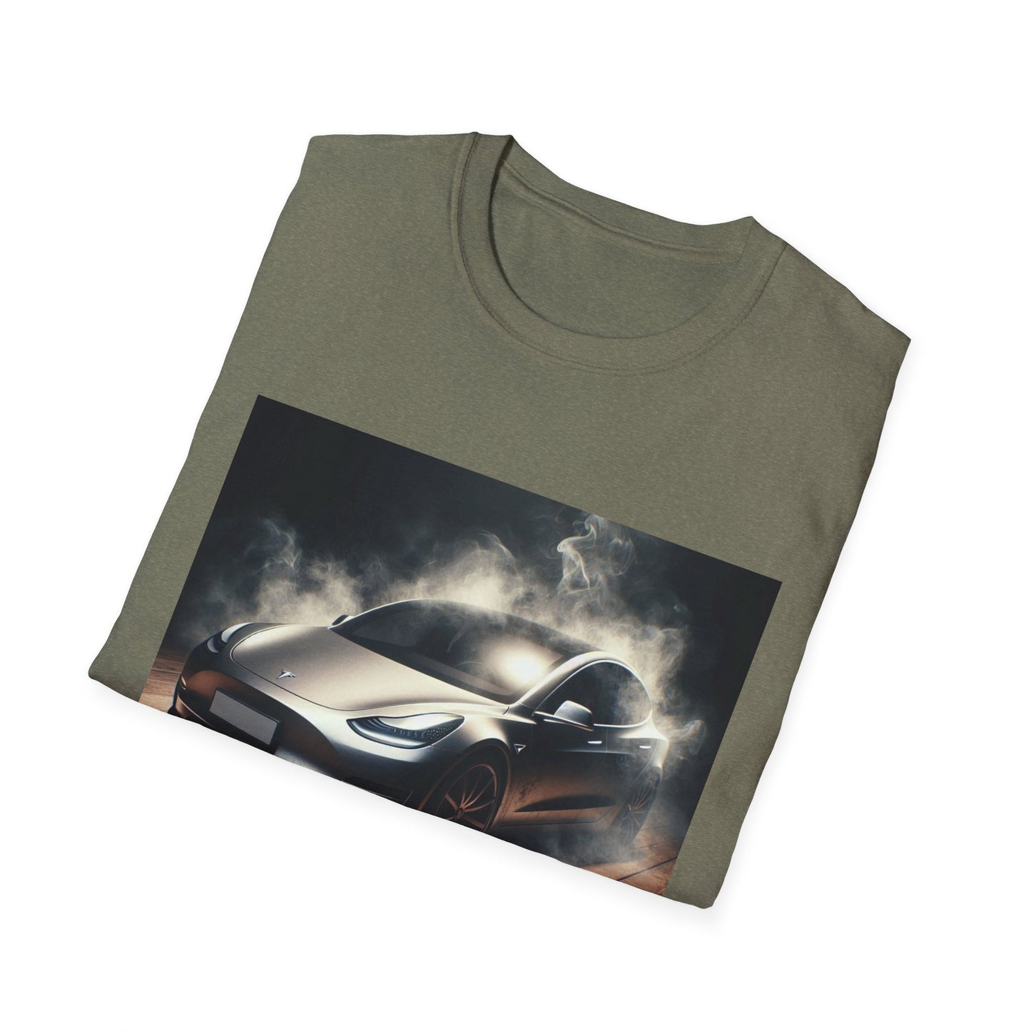 Smoked Out Tesla Model Unisex T-Shirt