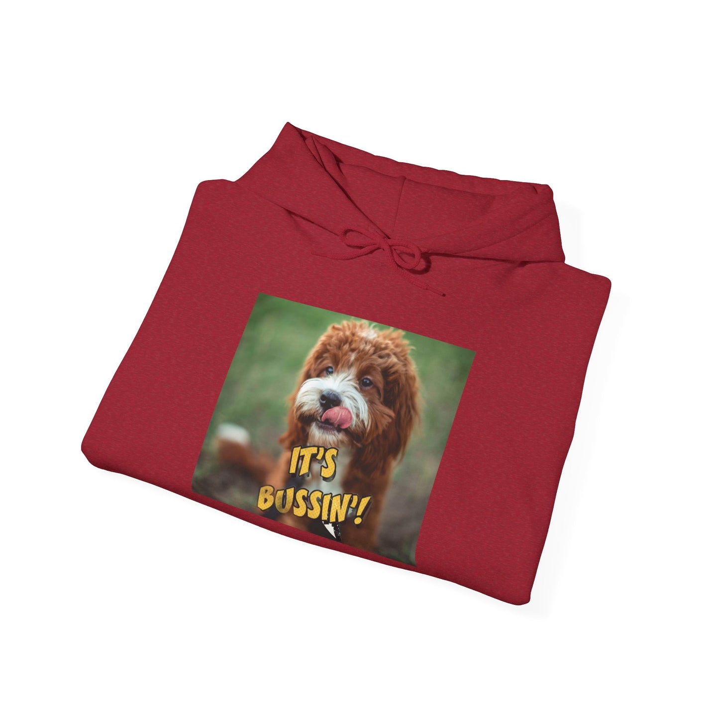 IT'S BUSSIN DOG Unisex Heavy Blend™ Hooded Sweatshirt