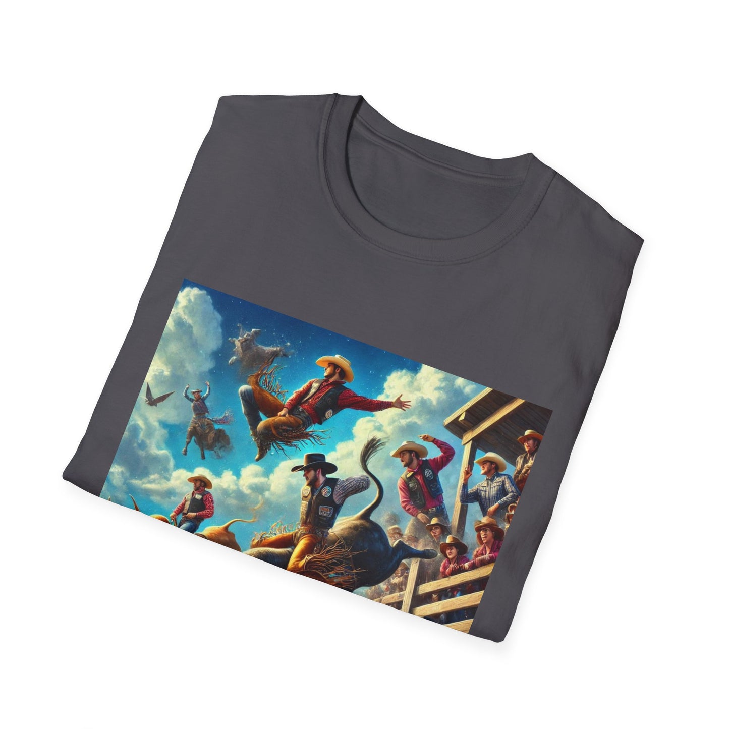 Bull Riders 2 Unisex Softstyle T-Shirt