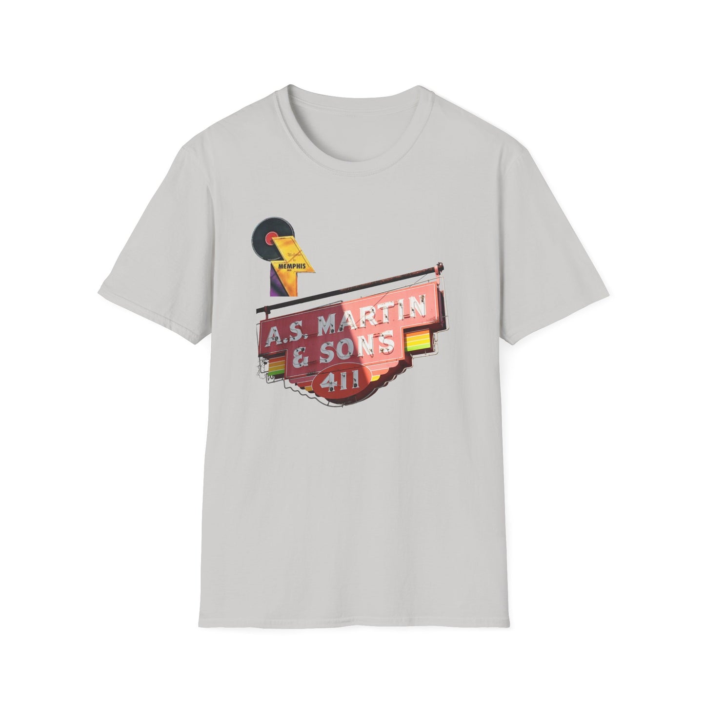 Retro Vintage A.S. Martin & Sons Memphis, TN Unisex Softstyle T-Shirt