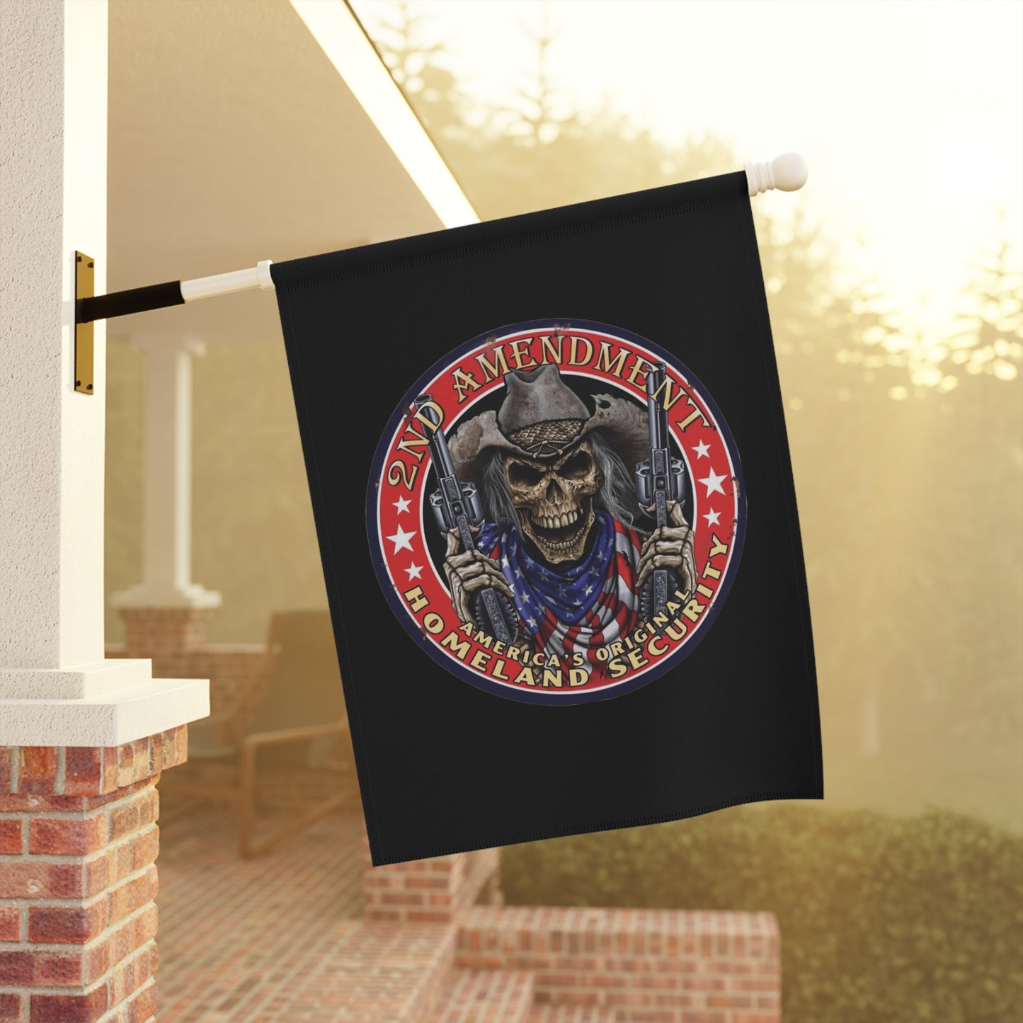 2nd Amendment AMERICA'S ORIGINAL HOMELAND SECURITY Garden & House Banner