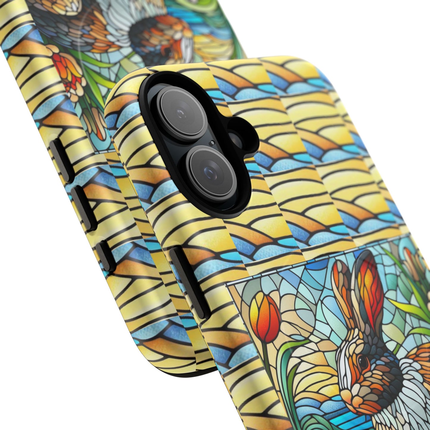 Dutch Rabbit Animal Stained Glass Design Tough Magnetic Cases