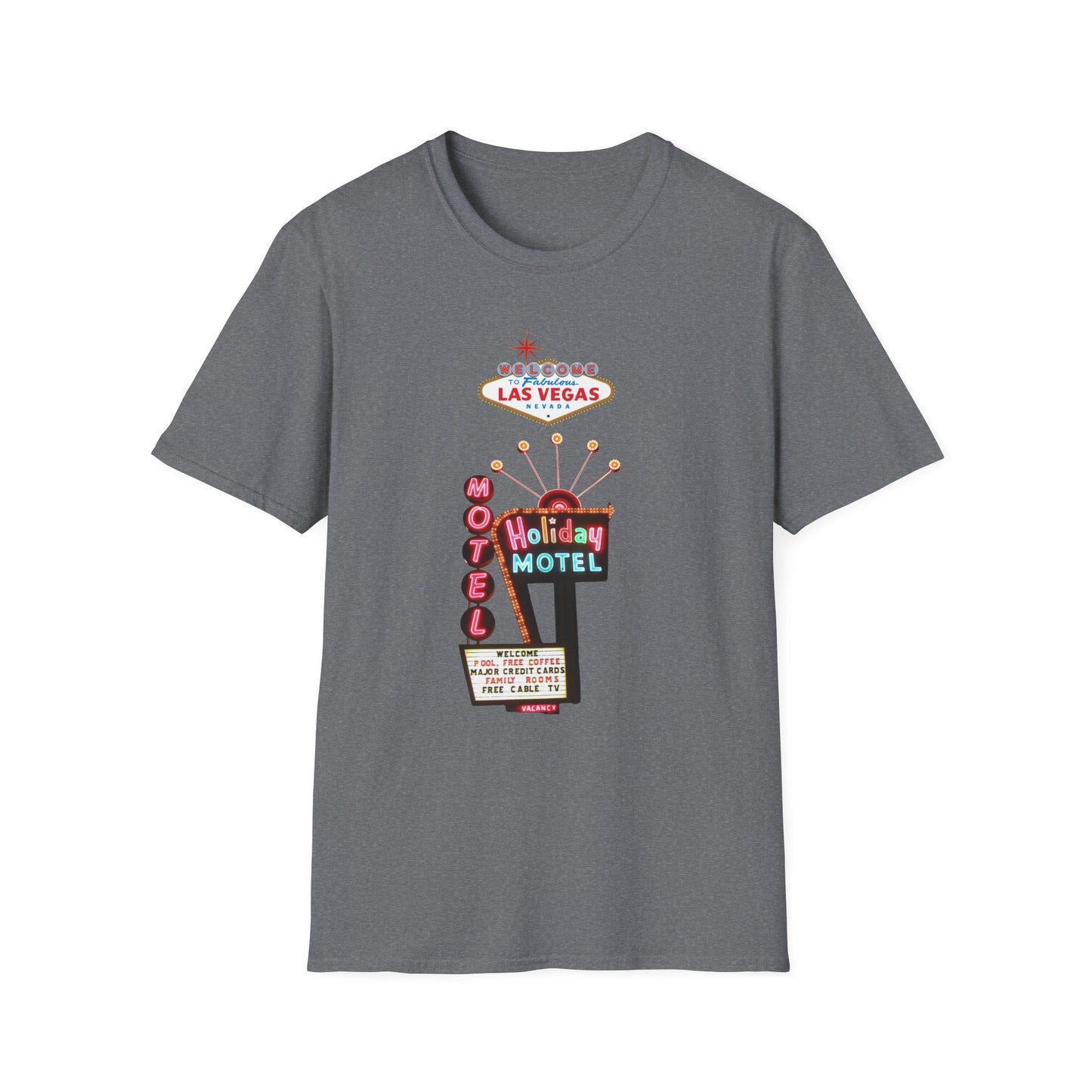 RETRO LAS VEGAS HOLIDAY HOTEL Unisex Softstyle T-Shirt