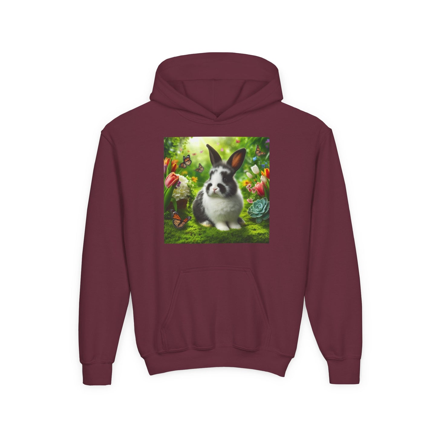 Dutch Rabbit Youth Heavy Blend Hooded Sweatshirt