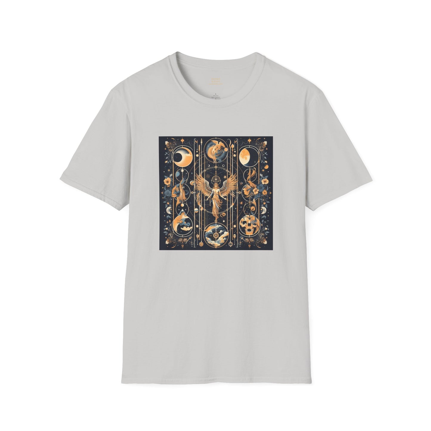Celestial tarot design By Erik B. Unisex Softstyle T-Shirt