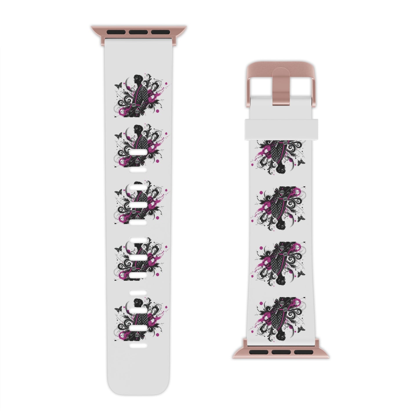 Stylish Floral Apple Watch Band - Colorful Design for Trendy Users