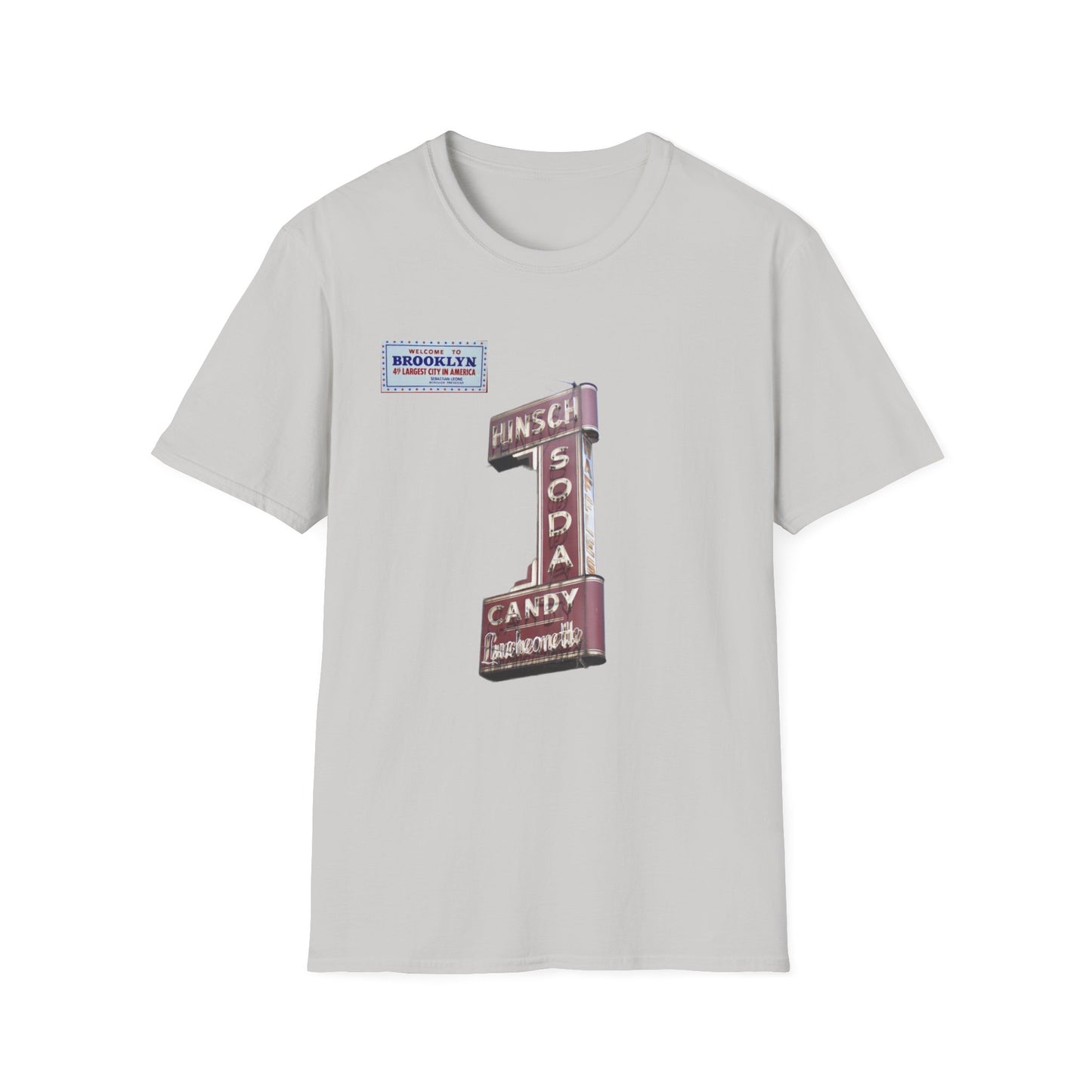 RETRO VINTAGE Hinsch's [gone] Brooklyn, NY Unisex Softstyle T-Shirt