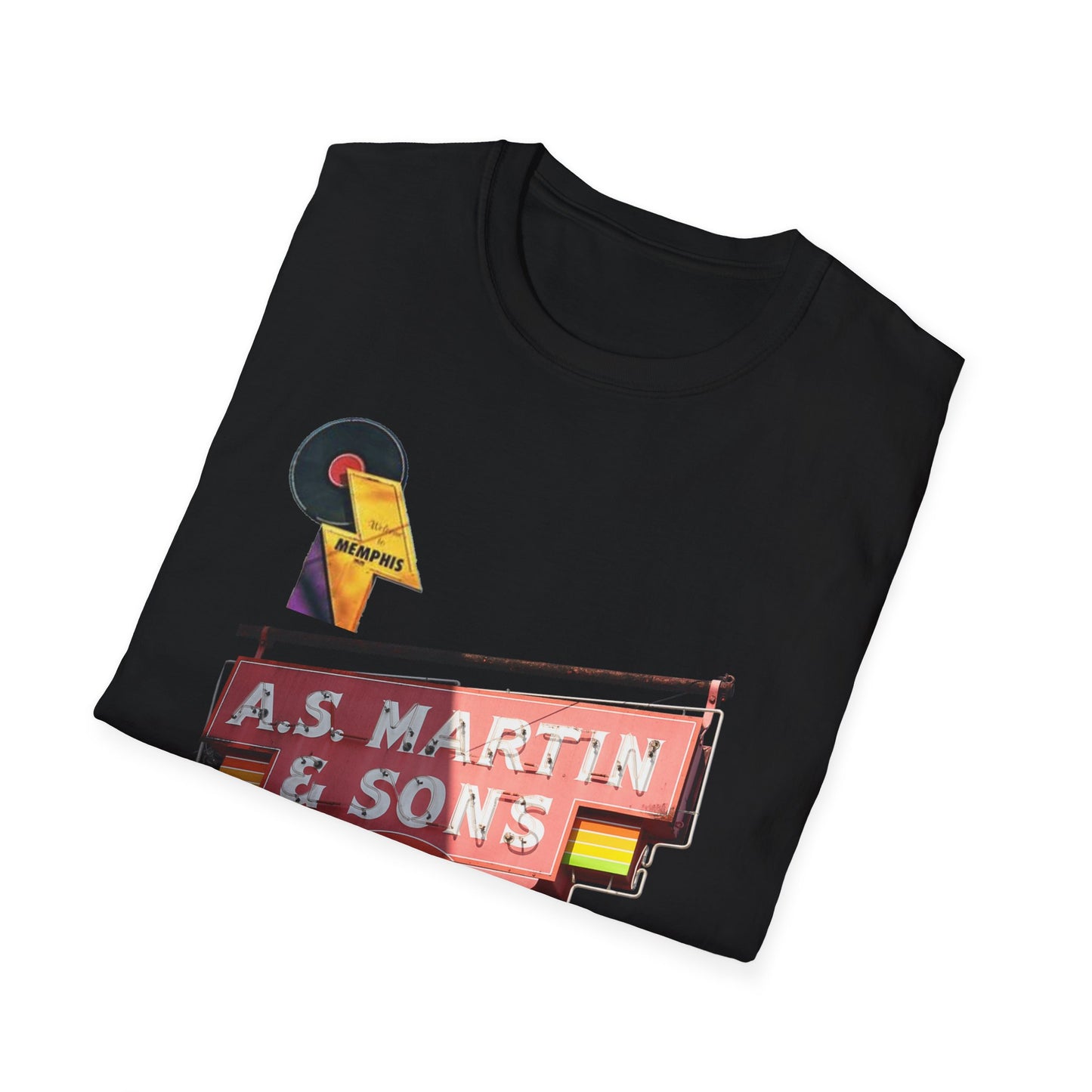 Retro Vintage A.S. Martin & Sons Memphis, TN Unisex Softstyle T-Shirt