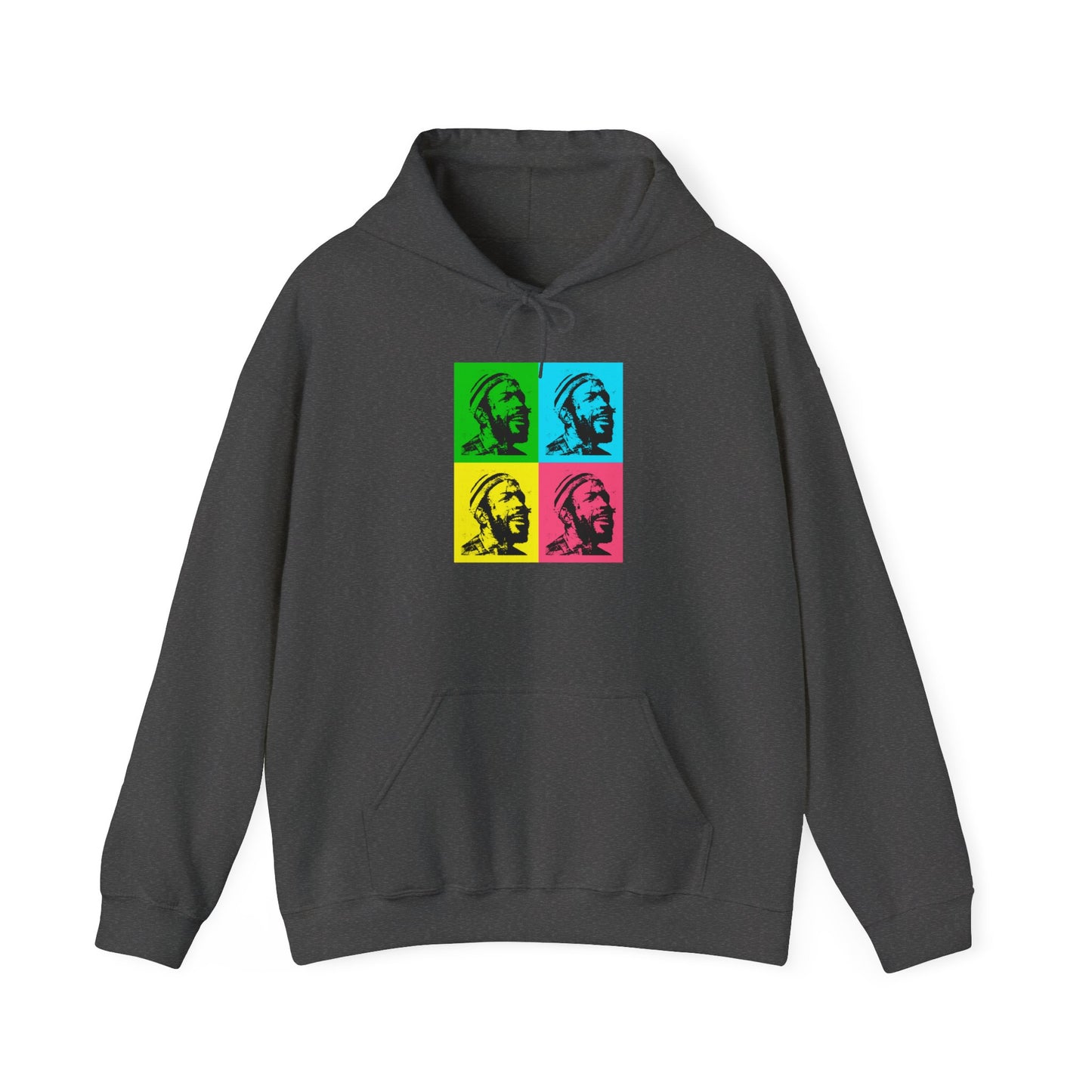Marvin Gay Andy Warhol Style Pop Art Unisex Heavy Blend™ Hooded Sweatshirt