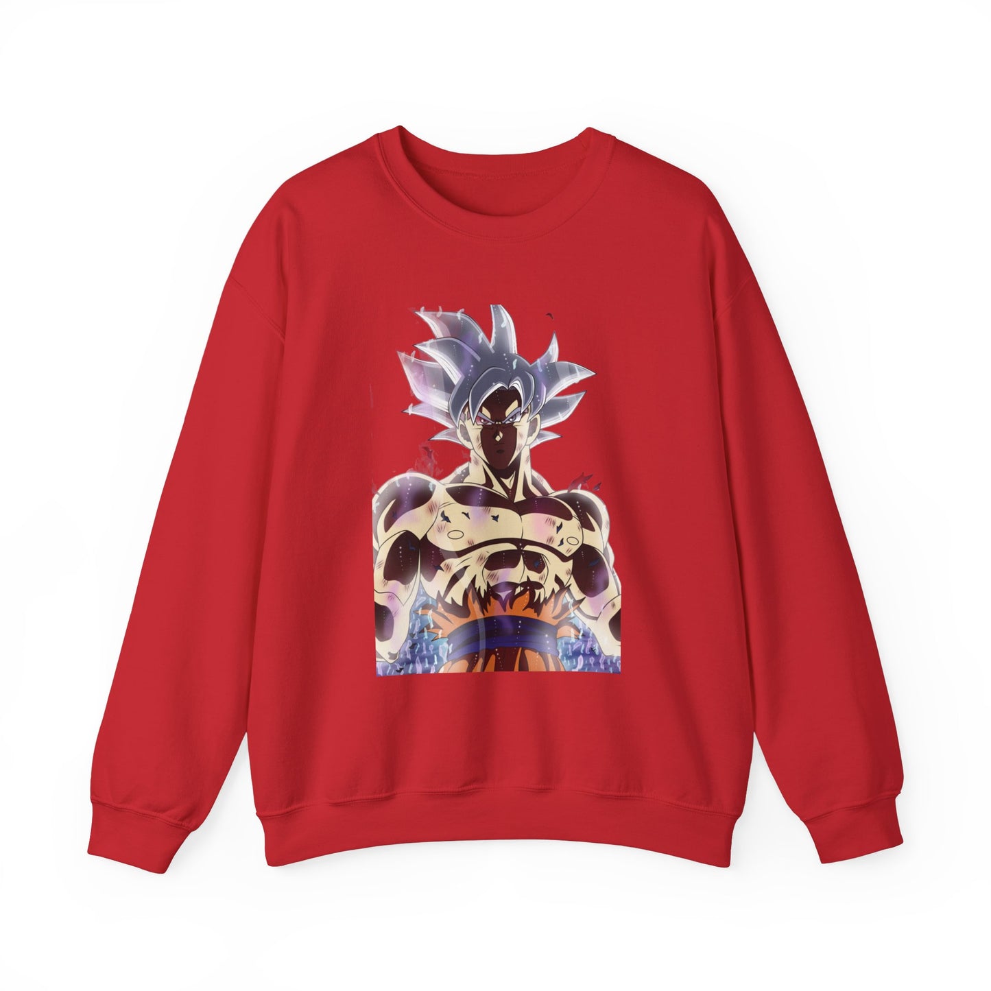 Dragon Ball Super Goku Crewneck Sweatshirt - Ultra Power White Hair Design