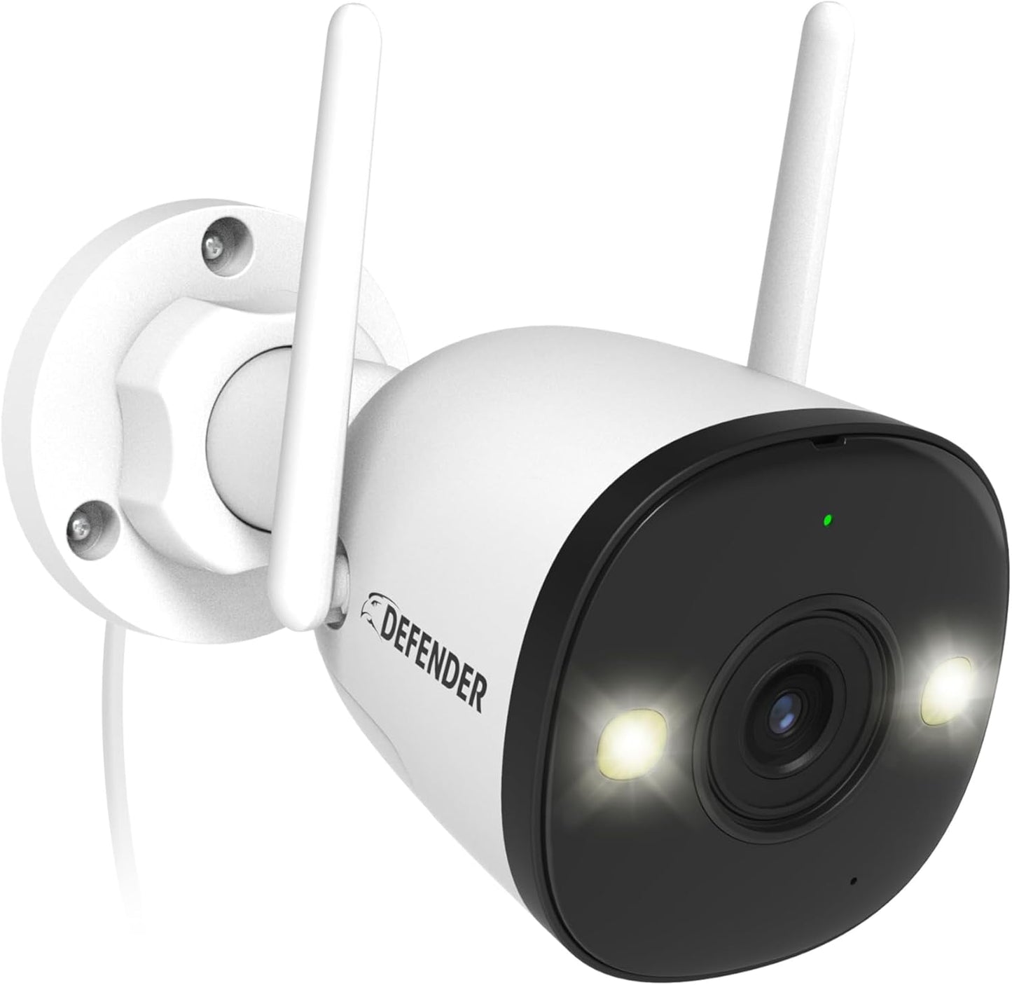 AI Powered Guard Pro 4K 8MP Wifi 6, Plug & Play Outdoor Home Security Camera, Smart AI Human/Vehicle Detection, Bluetooth, Color Night Vision, Two-Way Talk, IP67 Rated, 2 Pack