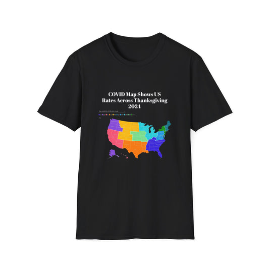 Thanksgiving COVID Map T-Shirt