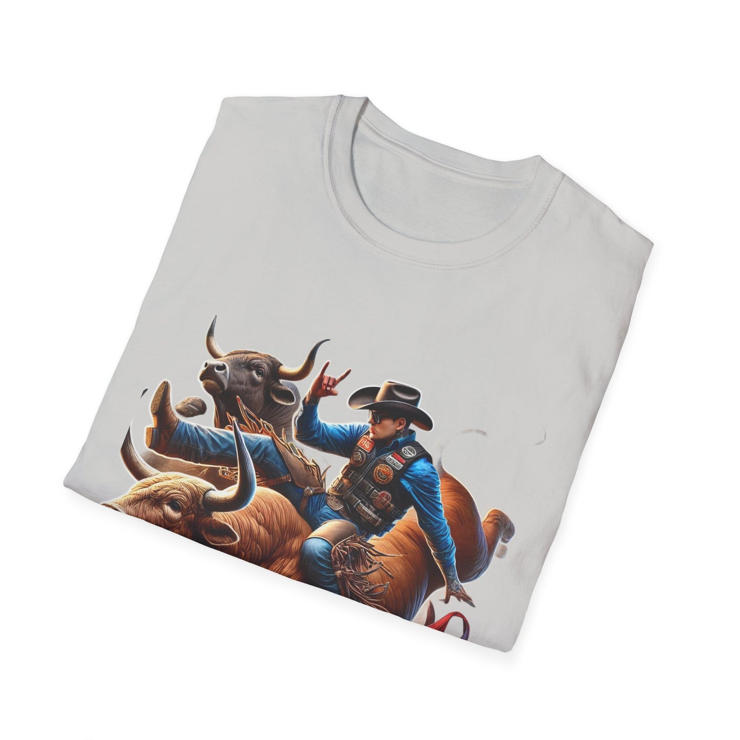 PBR Bull Riding Professional Bull Riders Unisex Softstyle T-Shirt