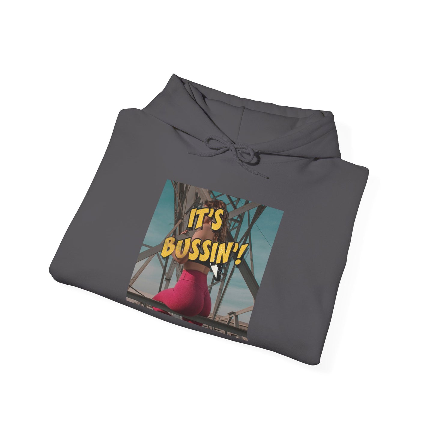 IT'S BUSSIN BOOTY Unisex Heavy Blend™ Hooded Sweatshirt