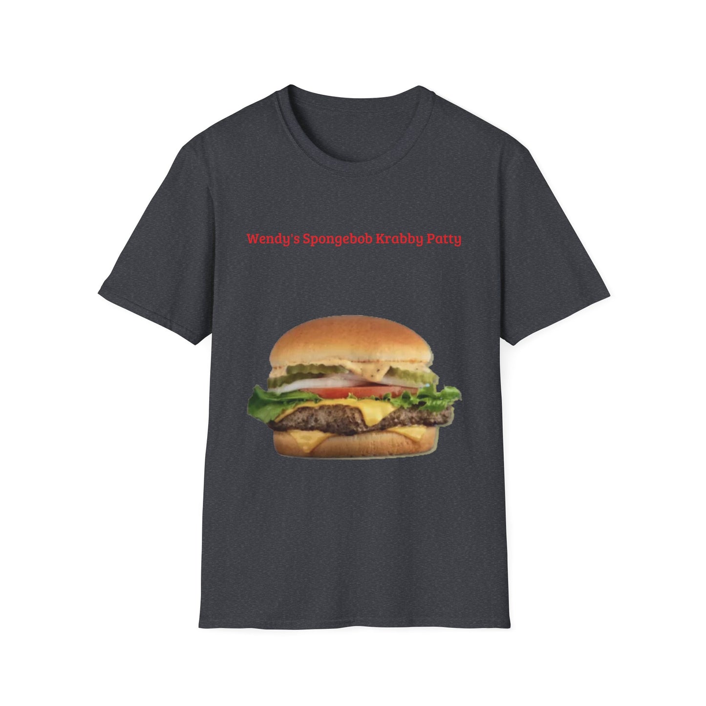 Wendy's Spongebob Krabby Patty Unisex Softstyle T-Shirt