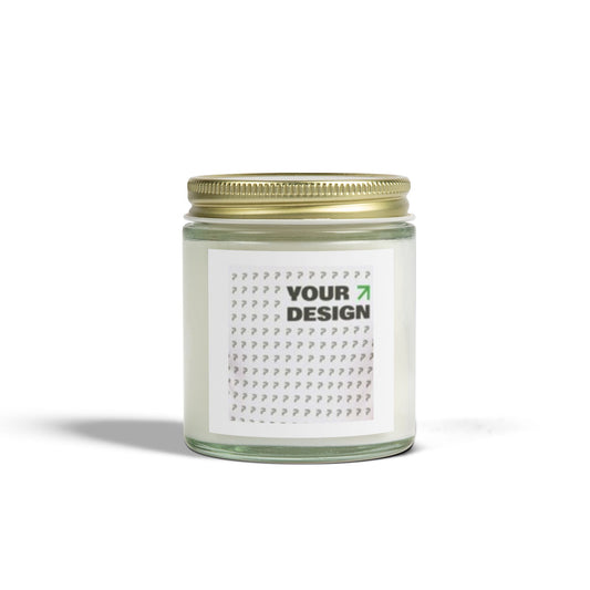 Custom Coconut Apricot Scented Candle | 4oz & 9oz | Perfect for Gifting & Home Decor