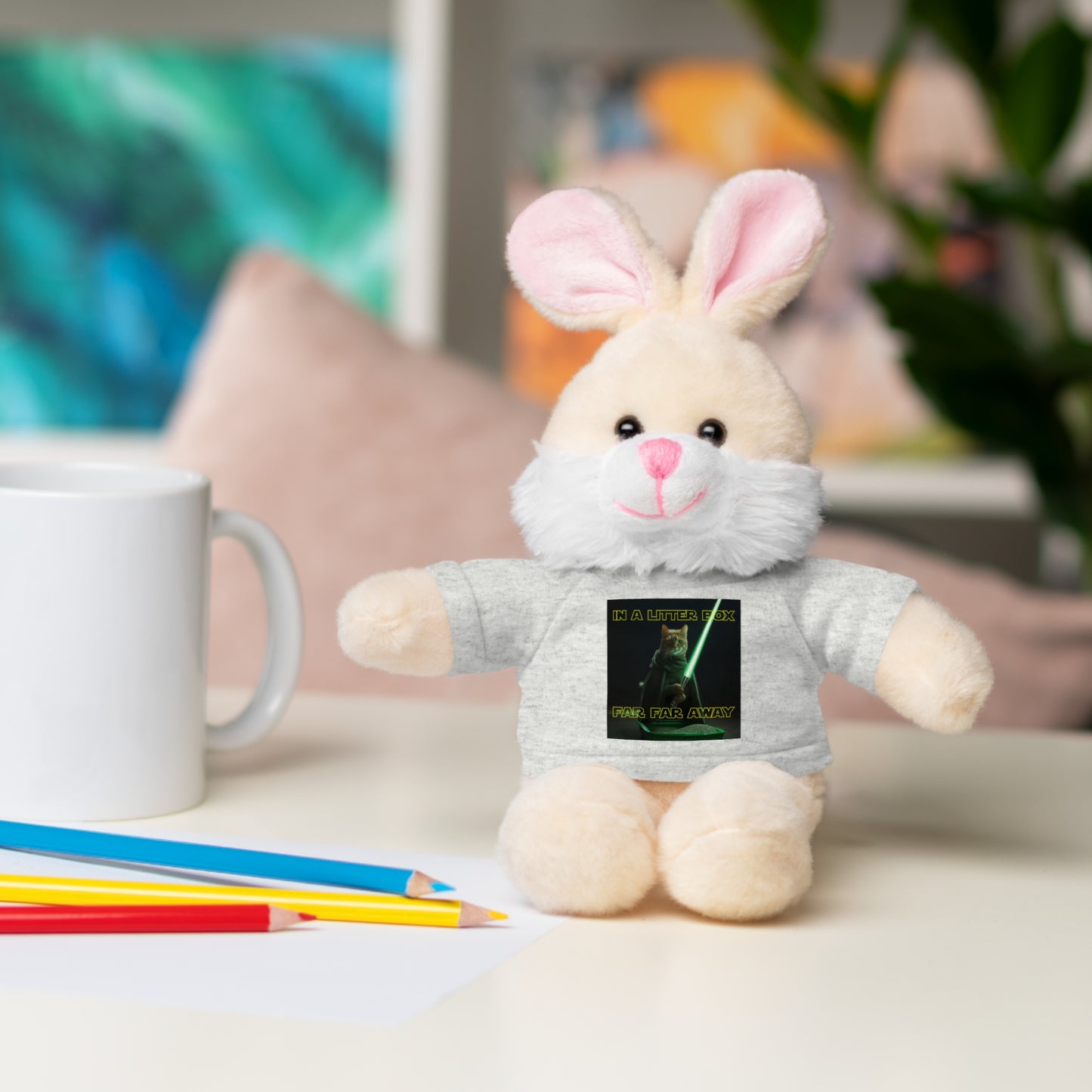 STAR WARS CAT IN A LITTER BOX FAR FAR AWAY Stuffed Animals with Tee