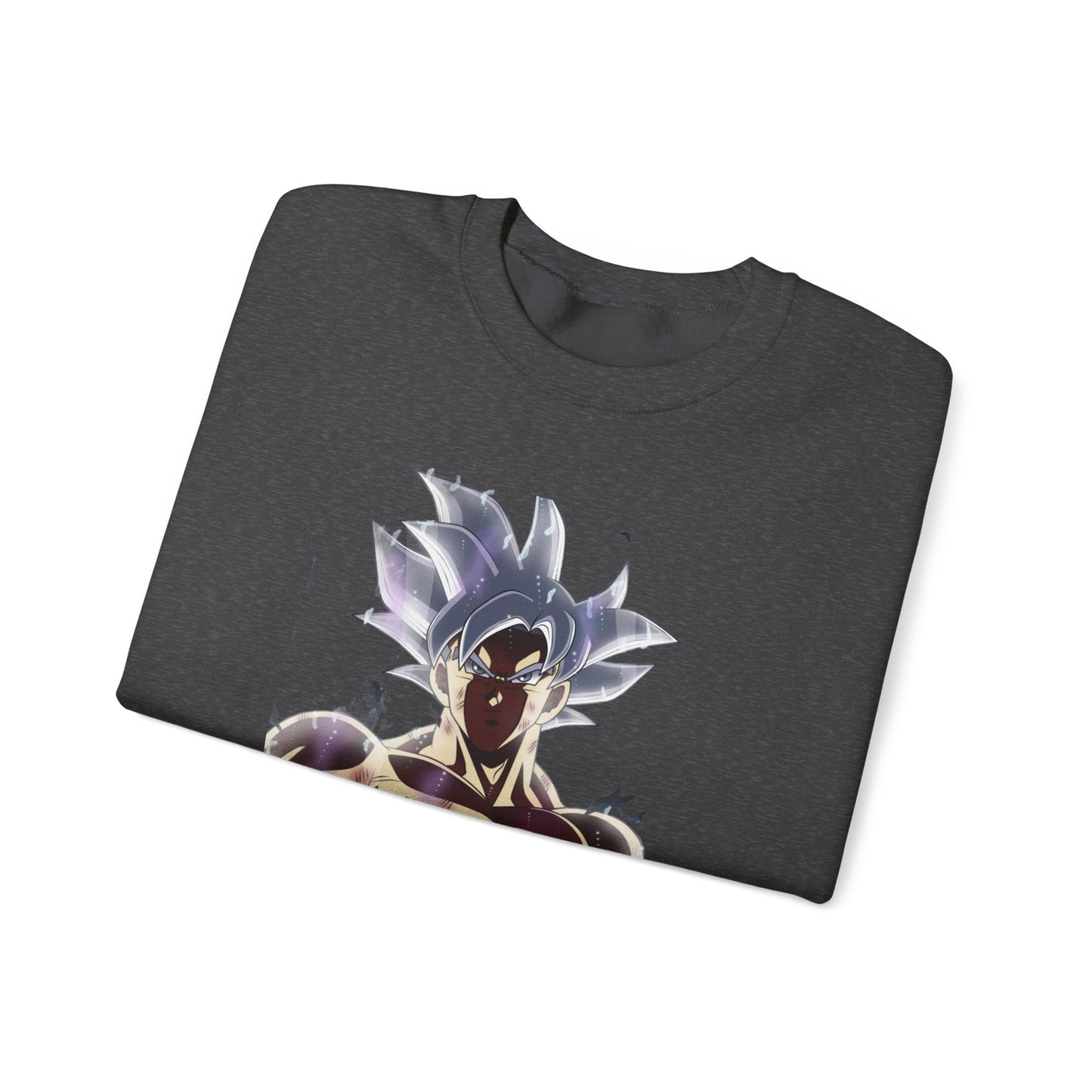 Dragon Ball Super Goku Crewneck Sweatshirt - Ultra Power White Hair Design