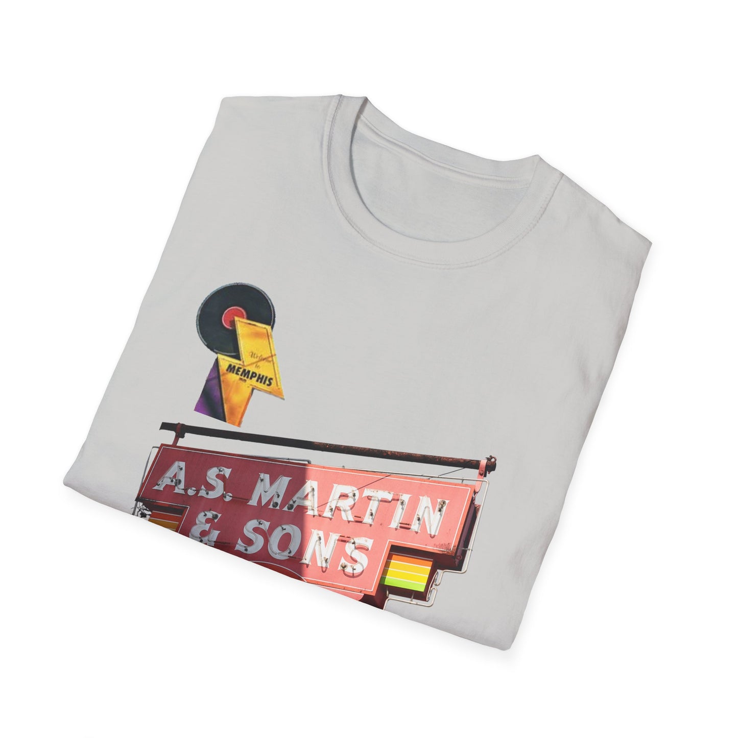 Retro Vintage A.S. Martin & Sons Memphis, TN Unisex Softstyle T-Shirt