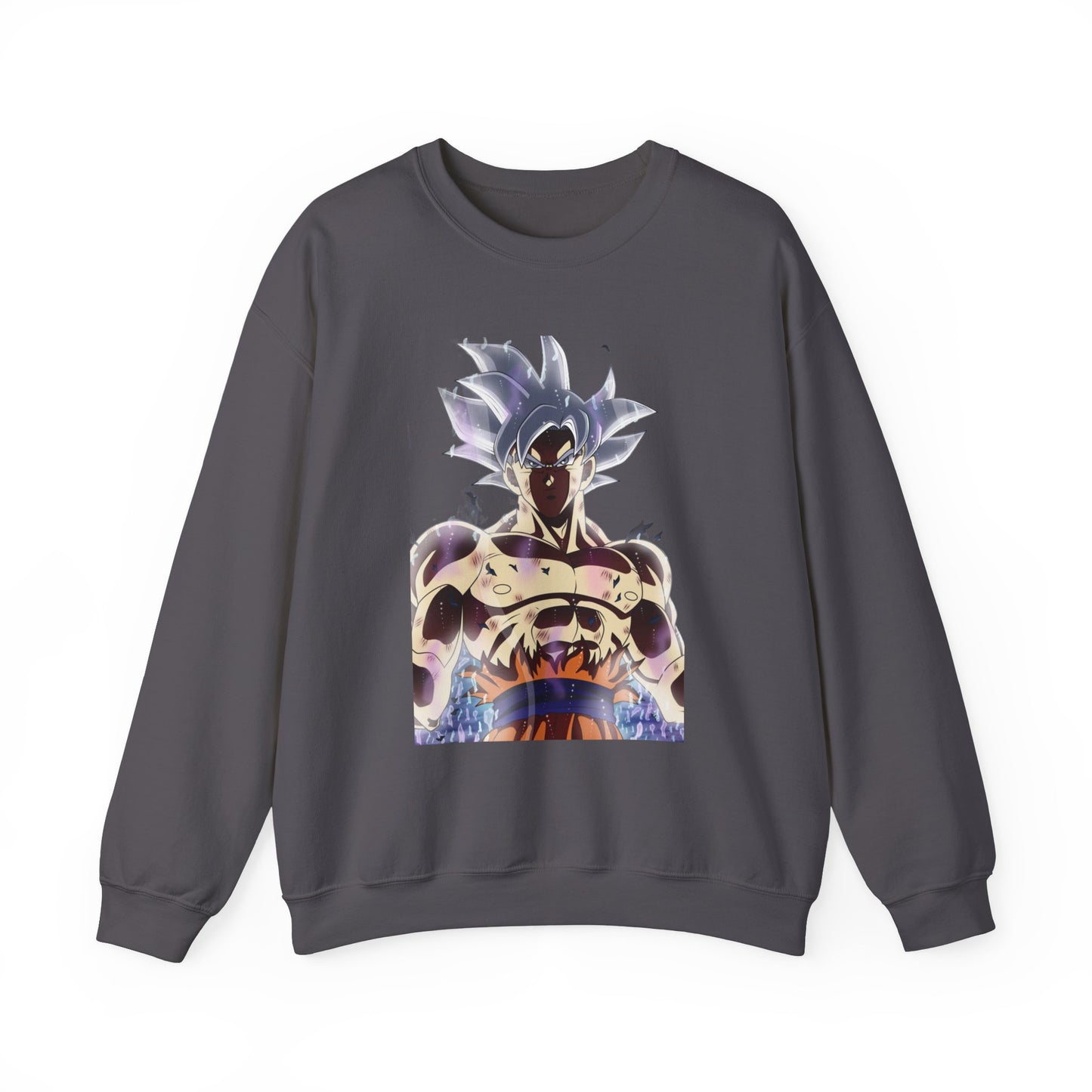 Dragon Ball Super Goku Crewneck Sweatshirt - Ultra Power White Hair Design