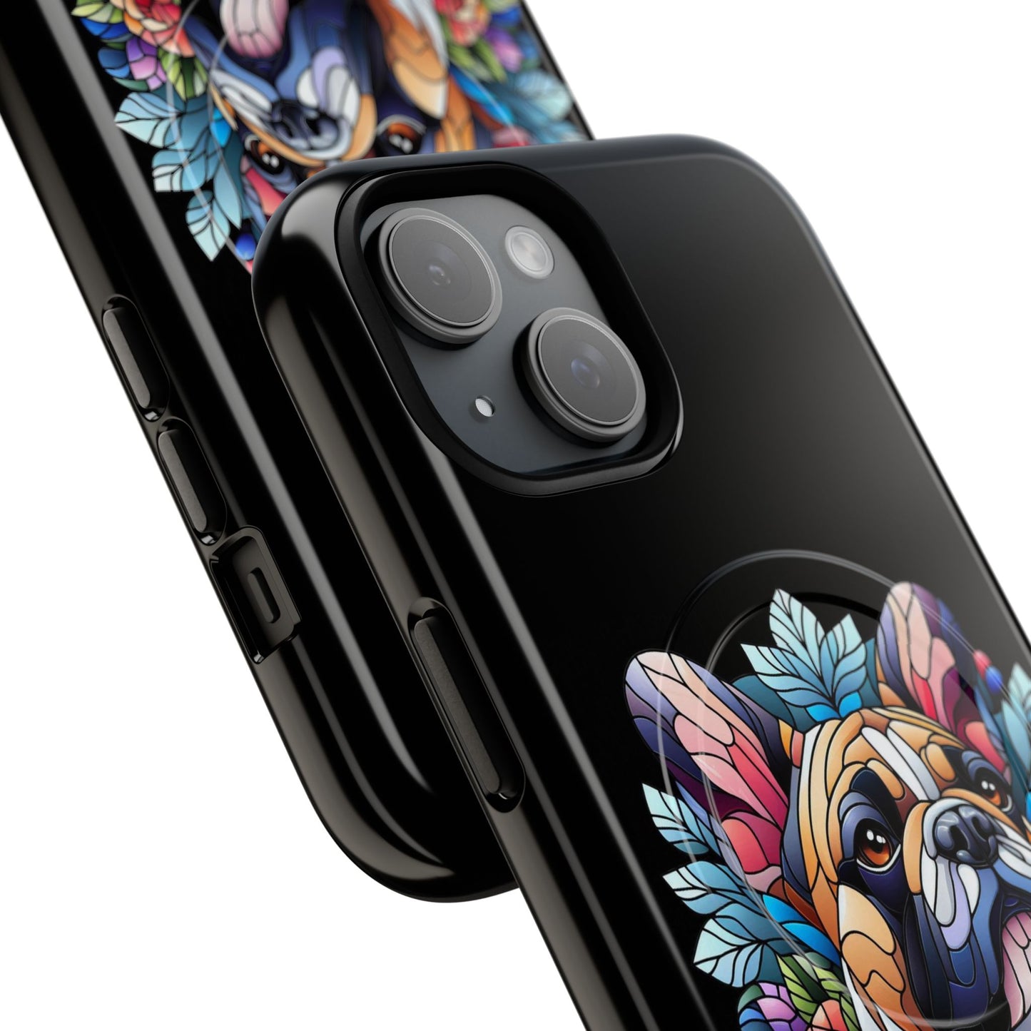 French Bulldog Stained Glass Tough Magnetic Cases