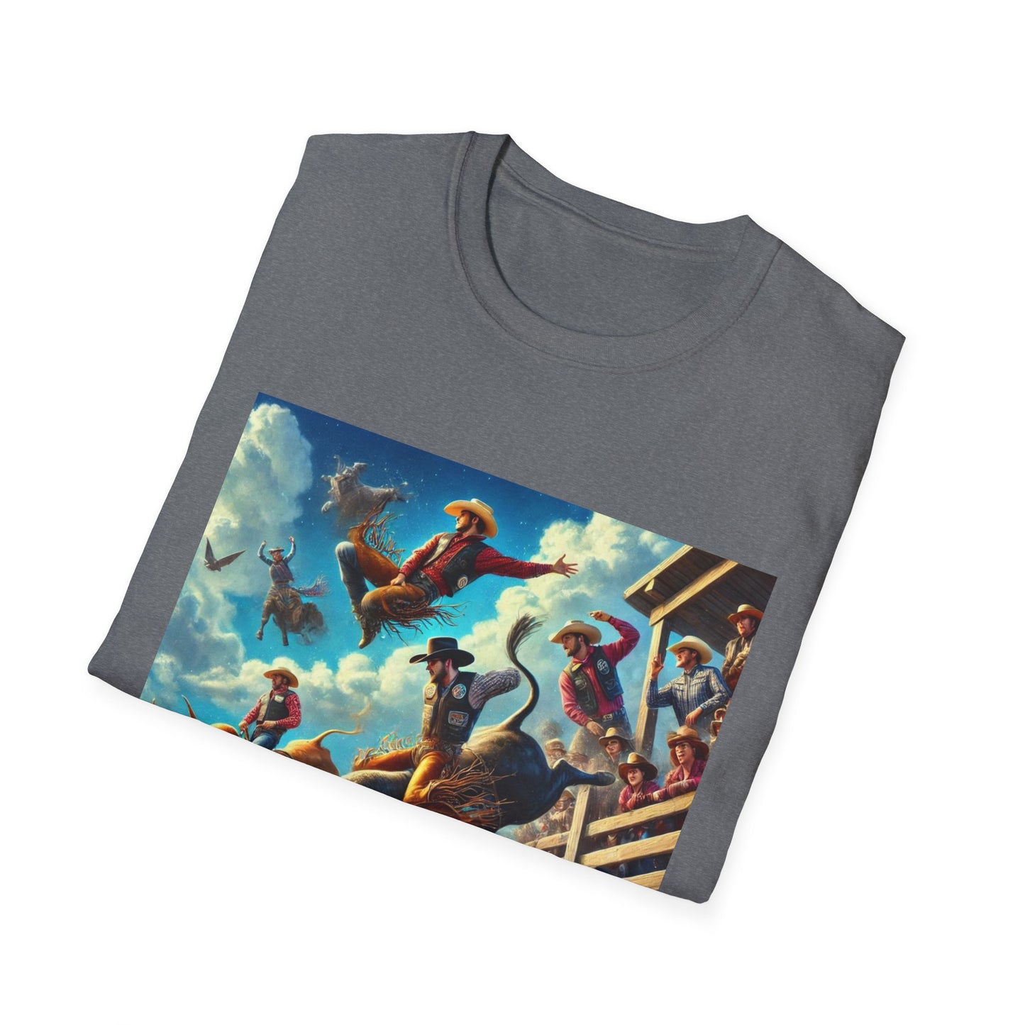 Bull Riders 2 Unisex Softstyle T-Shirt