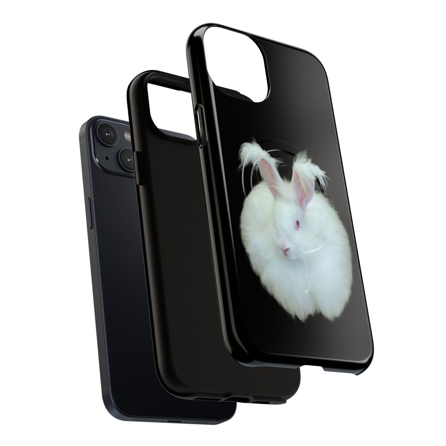 Angora Rabbit Tough Magnetic iPhone Cases
