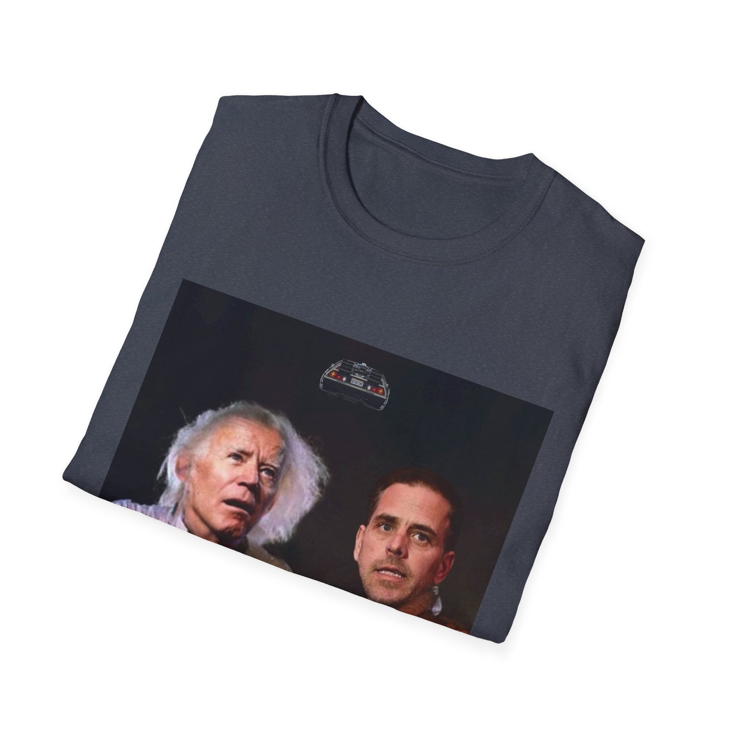 Hunter Biden Convicted Felon Pardon Back to the basement Unisex Softstyle T-Shirt