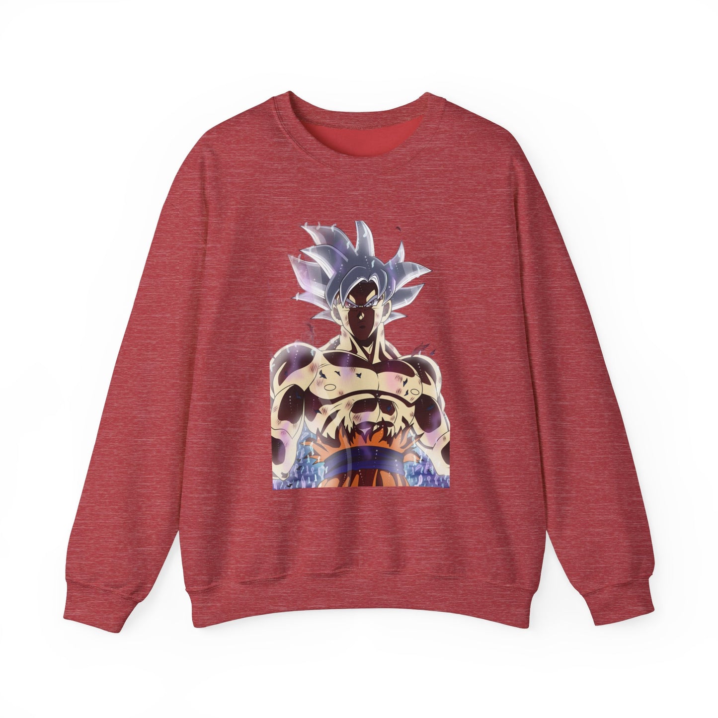 Dragon Ball Super Goku Crewneck Sweatshirt - Ultra Power White Hair Design