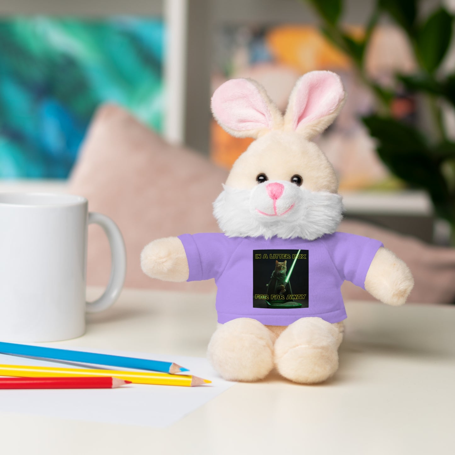 STAR WARS CAT IN A LITTER BOX FAR FAR AWAY Stuffed Animals with Tee