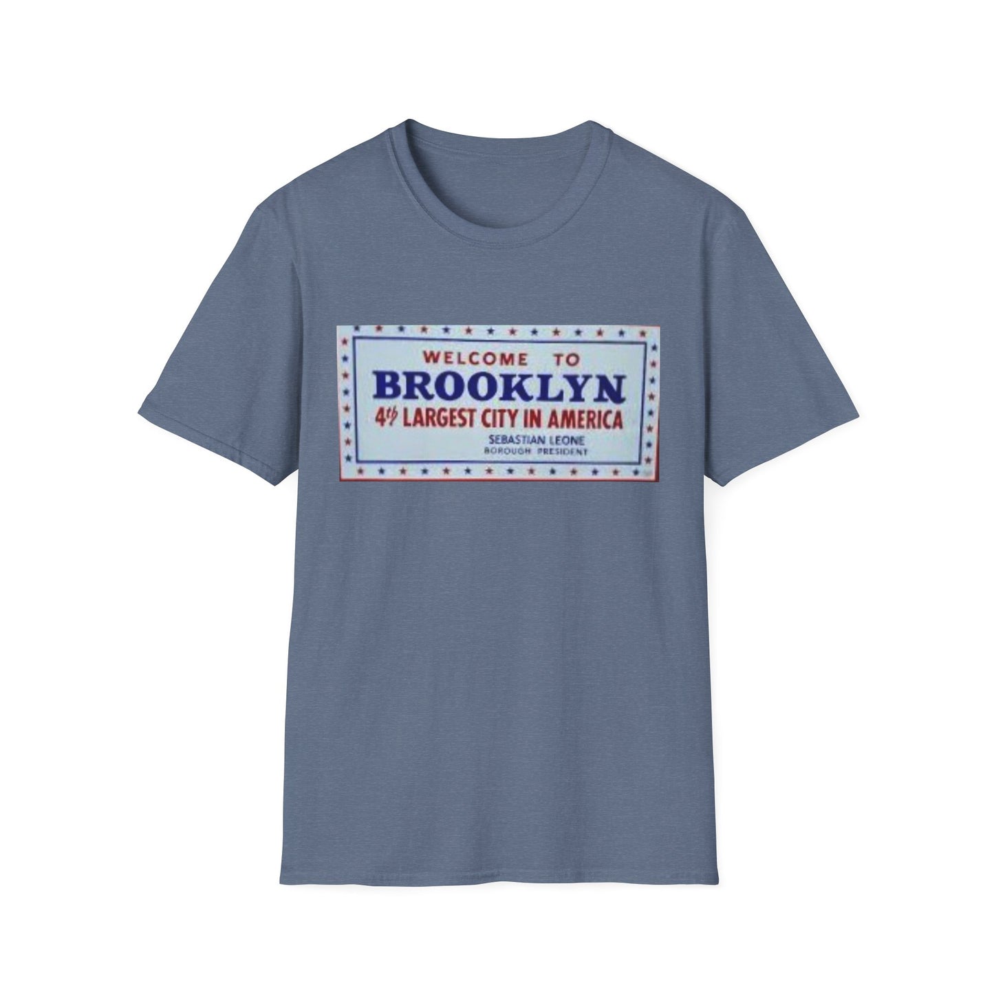 RETRO VINTAGE WELCOME TO BROOKLYNN NY Unisex Softstyle T-Shirt
