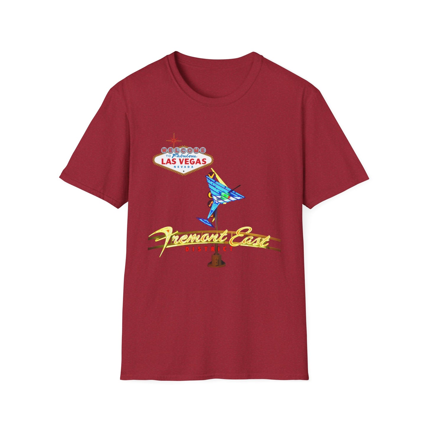 RETRO LAS VEGAS Fremont East Entertainment District Unisex Softstyle T-Shirt