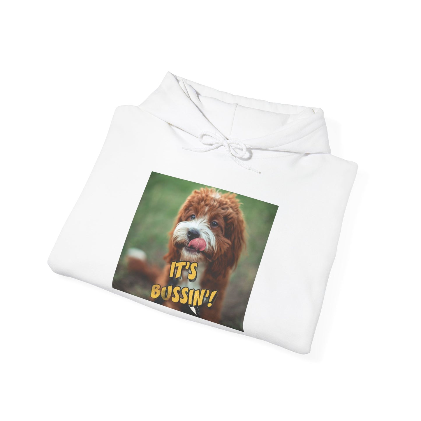 IT'S BUSSIN DOG Unisex Heavy Blend™ Hooded Sweatshirt