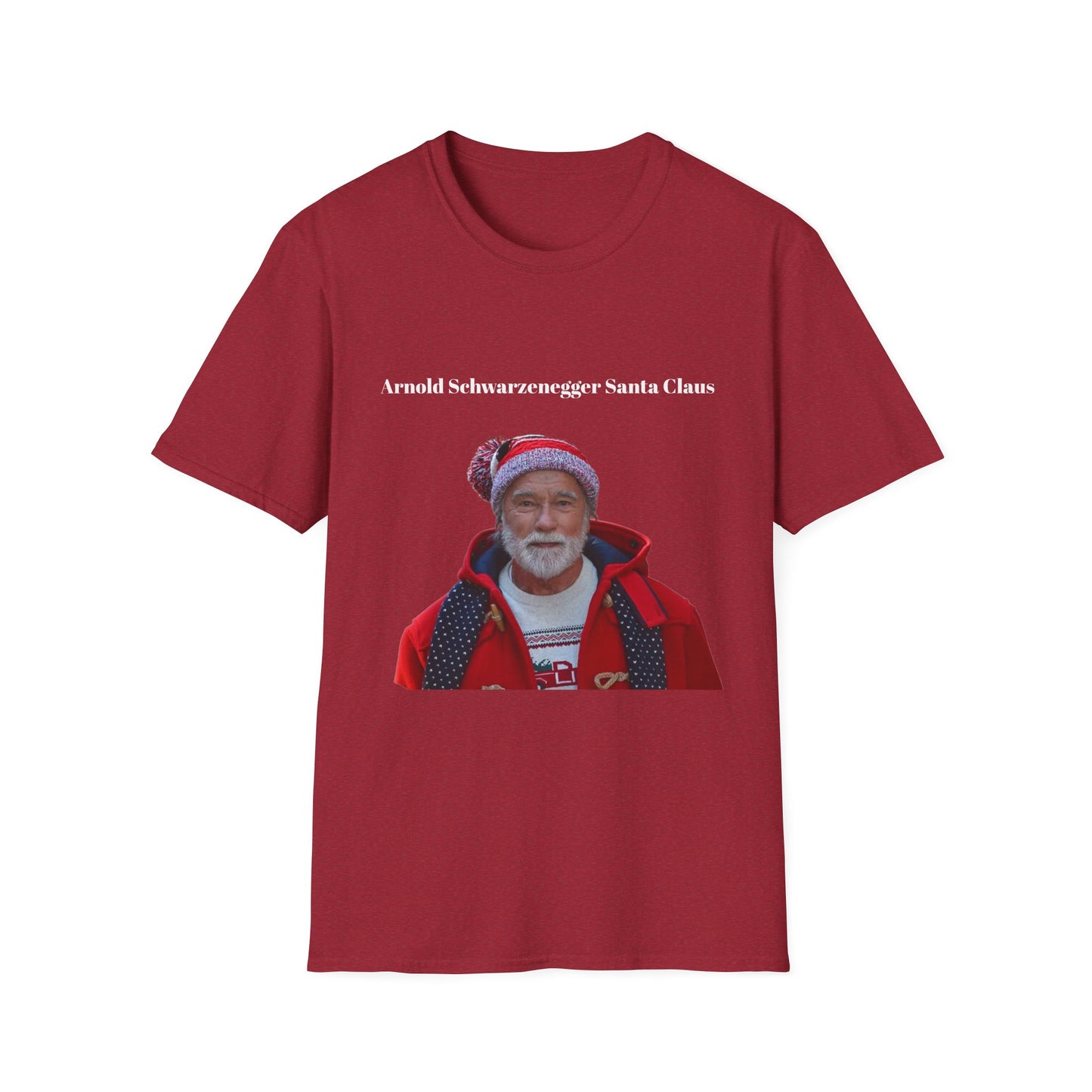 Arnold Schwarzenegger Santa Claus Unisex Softstyle T-Shirt