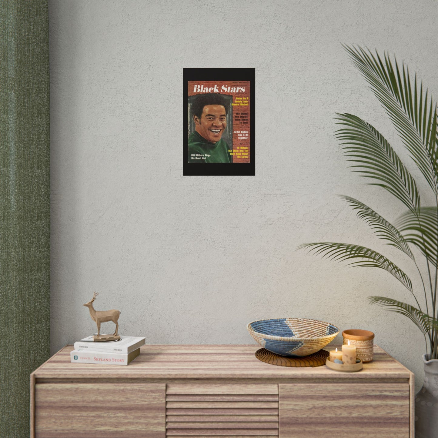 Vintage Music Rolled Posters - Bill Withers, August 1974 Design