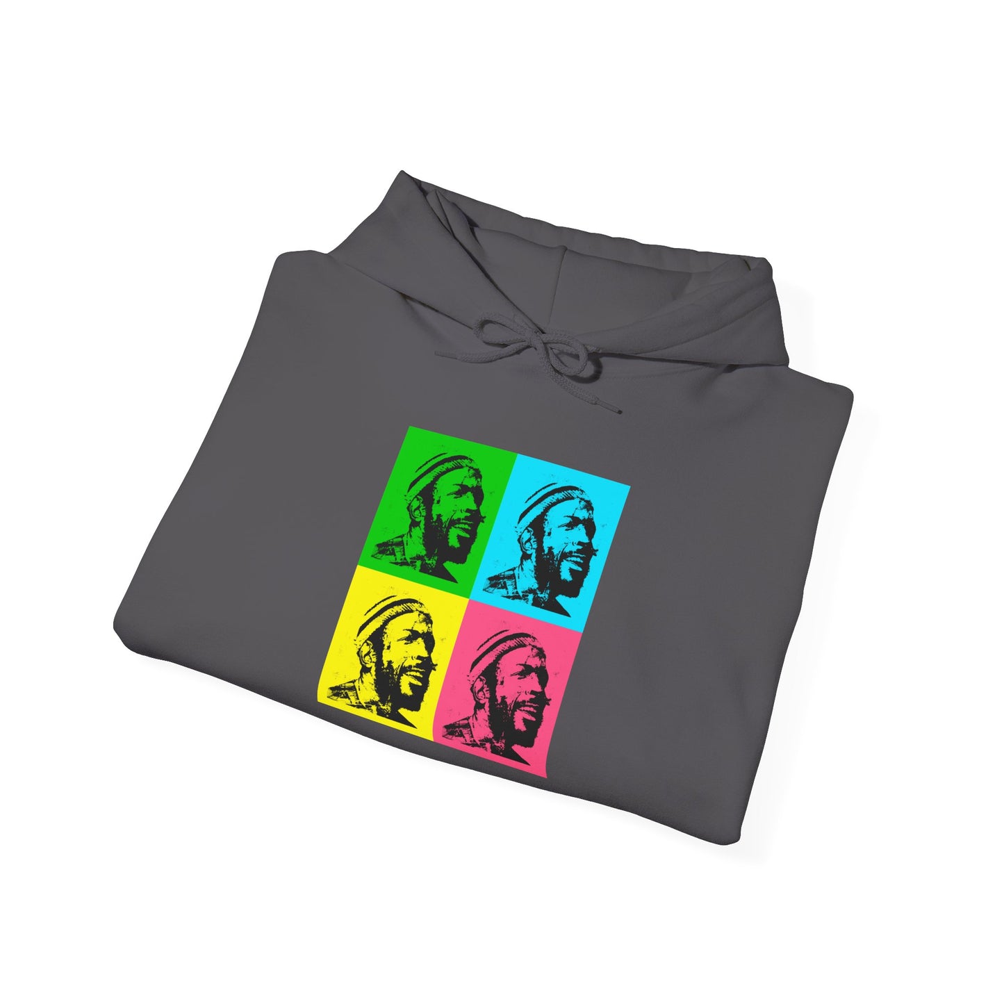 Marvin Gay Andy Warhol Style Pop Art Unisex Heavy Blend™ Hooded Sweatshirt